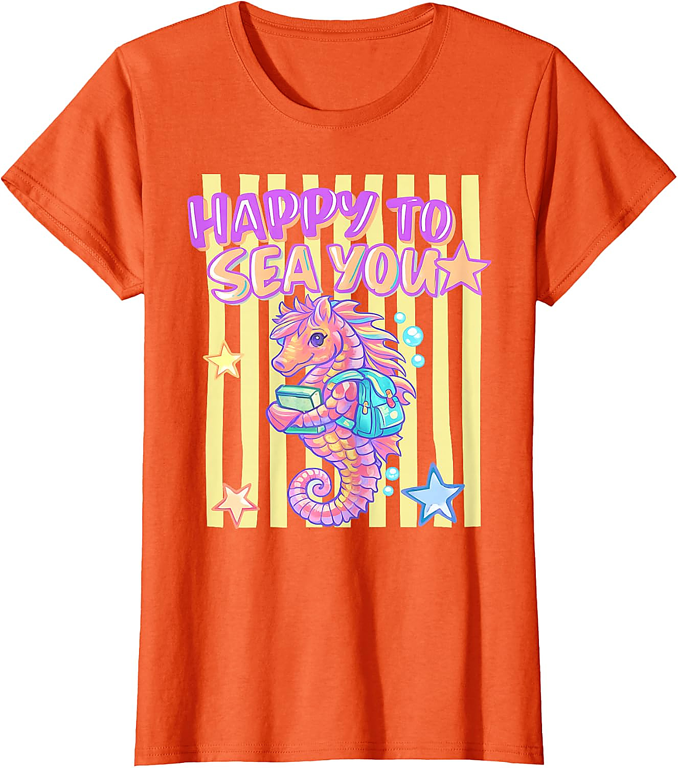 Happy to Sea You T-Shirt | Cute Teacher Seahorse Tee