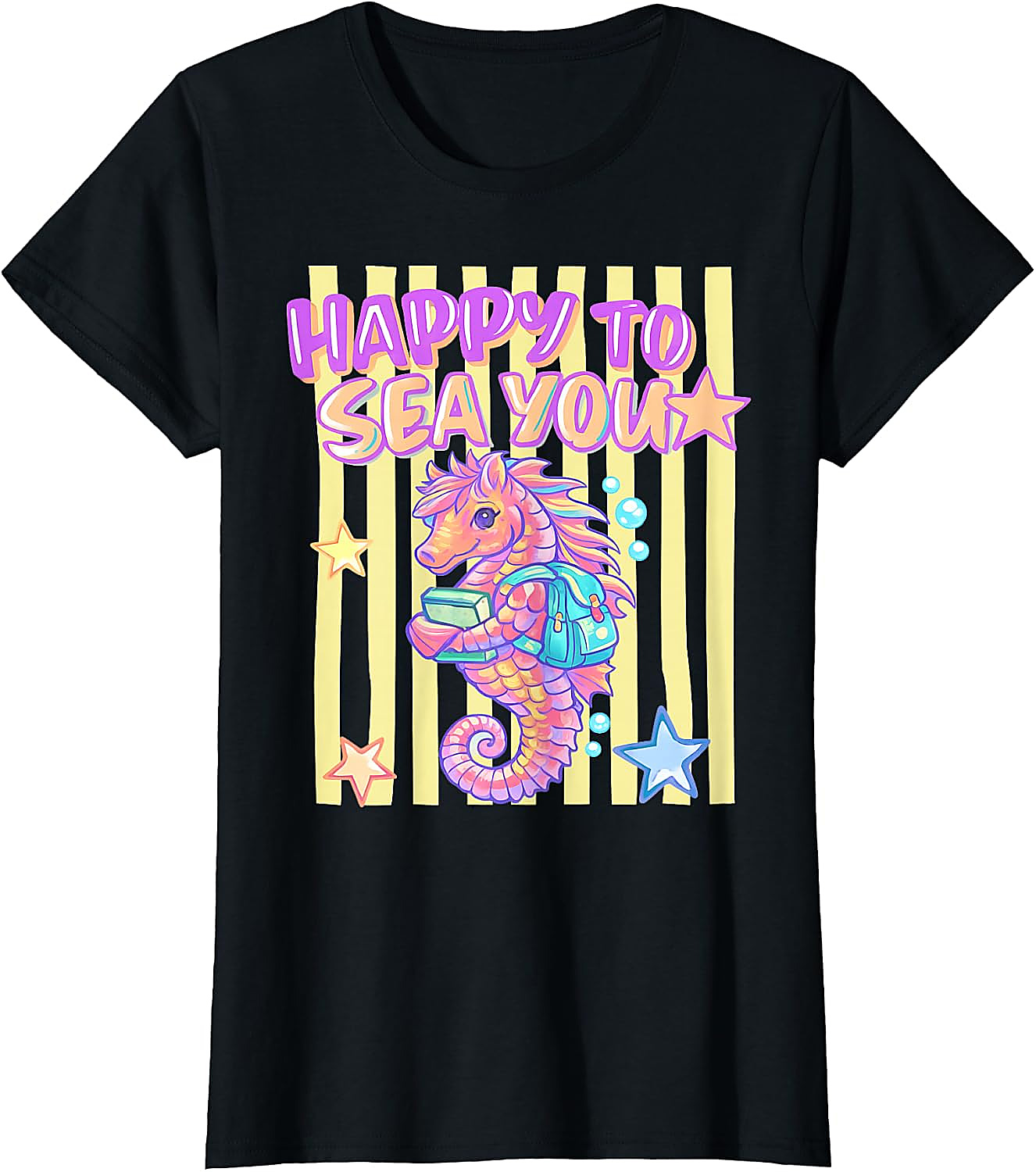 Happy to Sea You T-Shirt | Cute Teacher Seahorse Tee