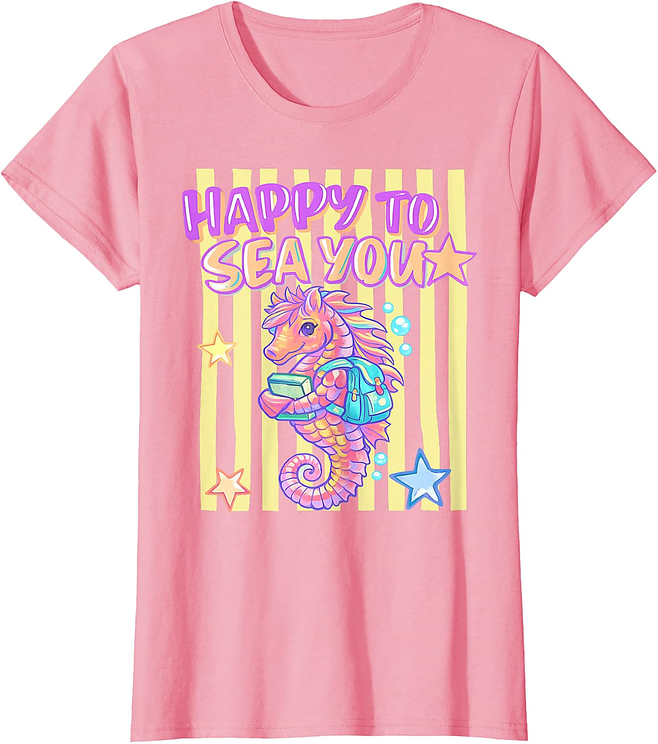 Happy to Sea You T-Shirt | Cute Teacher Seahorse Tee
