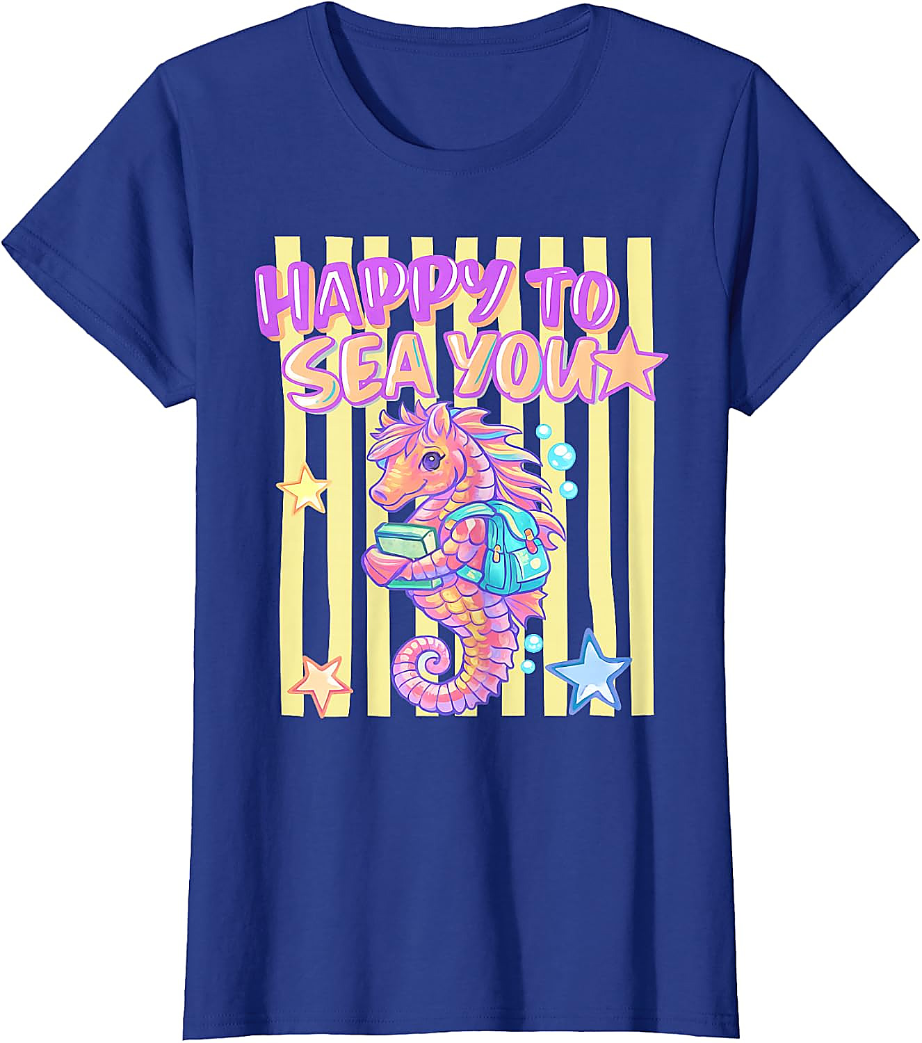 Happy to Sea You T-Shirt | Cute Teacher Seahorse Tee
