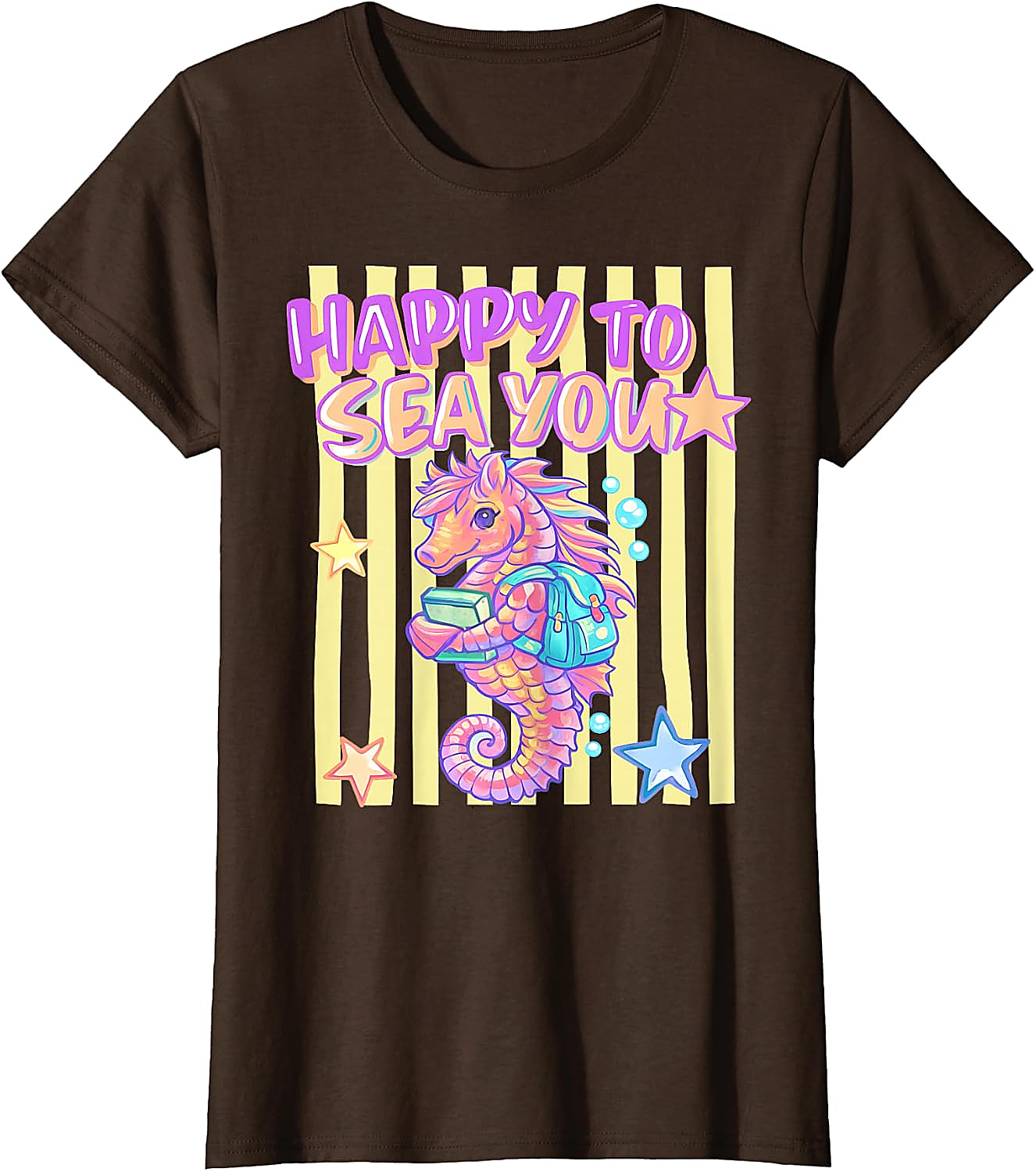 Happy to Sea You T-Shirt | Cute Teacher Seahorse Tee