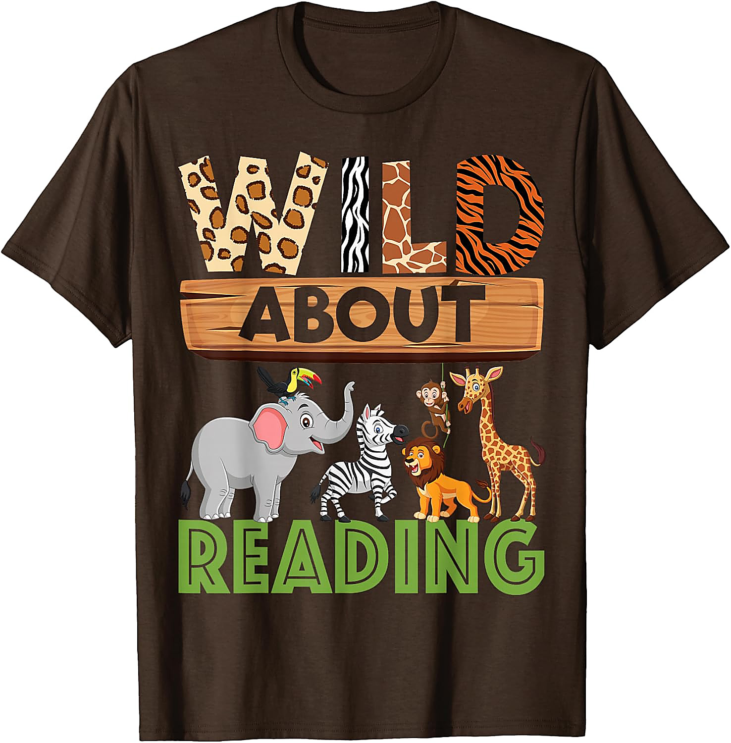 Wild About Reading Teacher T-Shirt | Back to School Tee