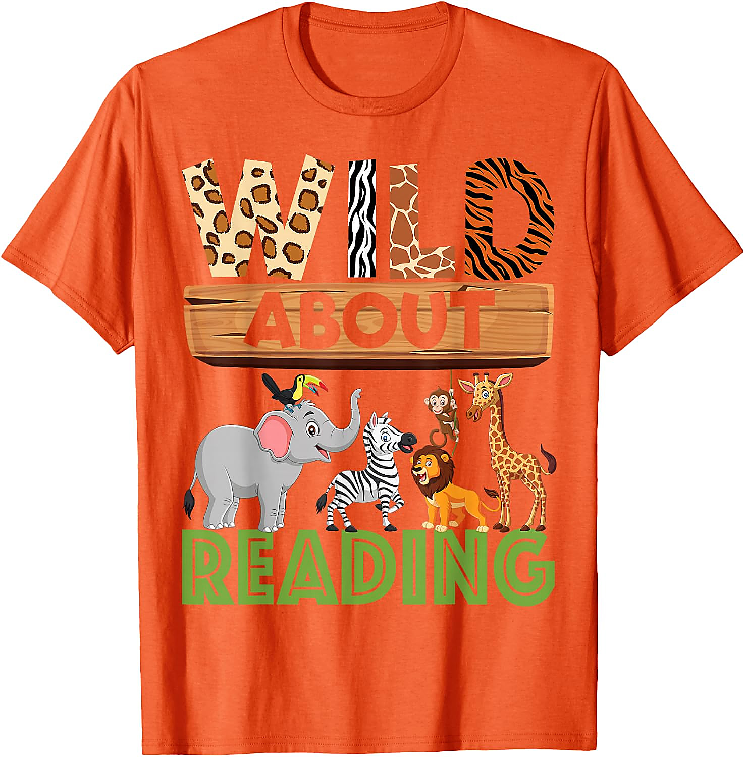 Wild About Reading Teacher T-Shirt | Back to School Tee