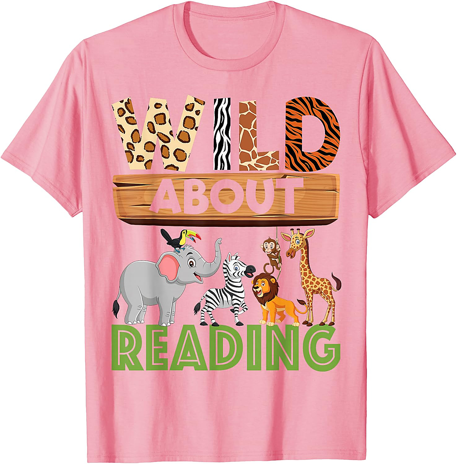Wild About Reading Teacher T-Shirt | Back to School Tee