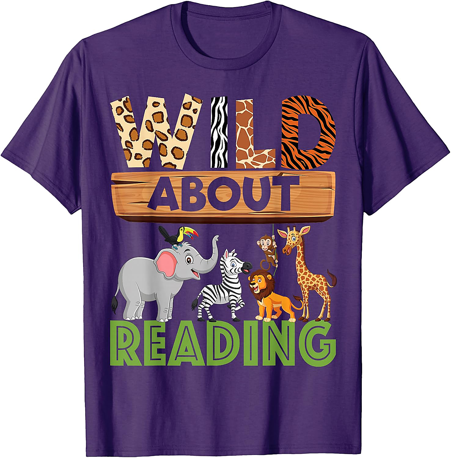 Wild About Reading Teacher T-Shirt | Back to School Tee
