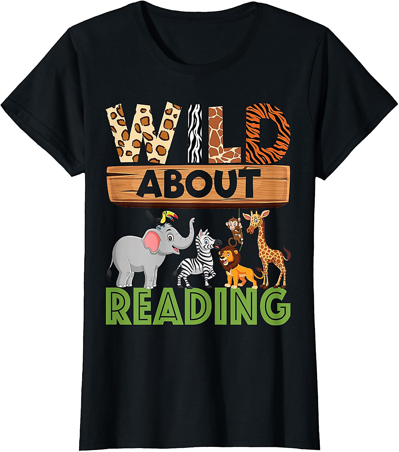 Wild About Reading Teacher T-Shirt | Back to School Tee