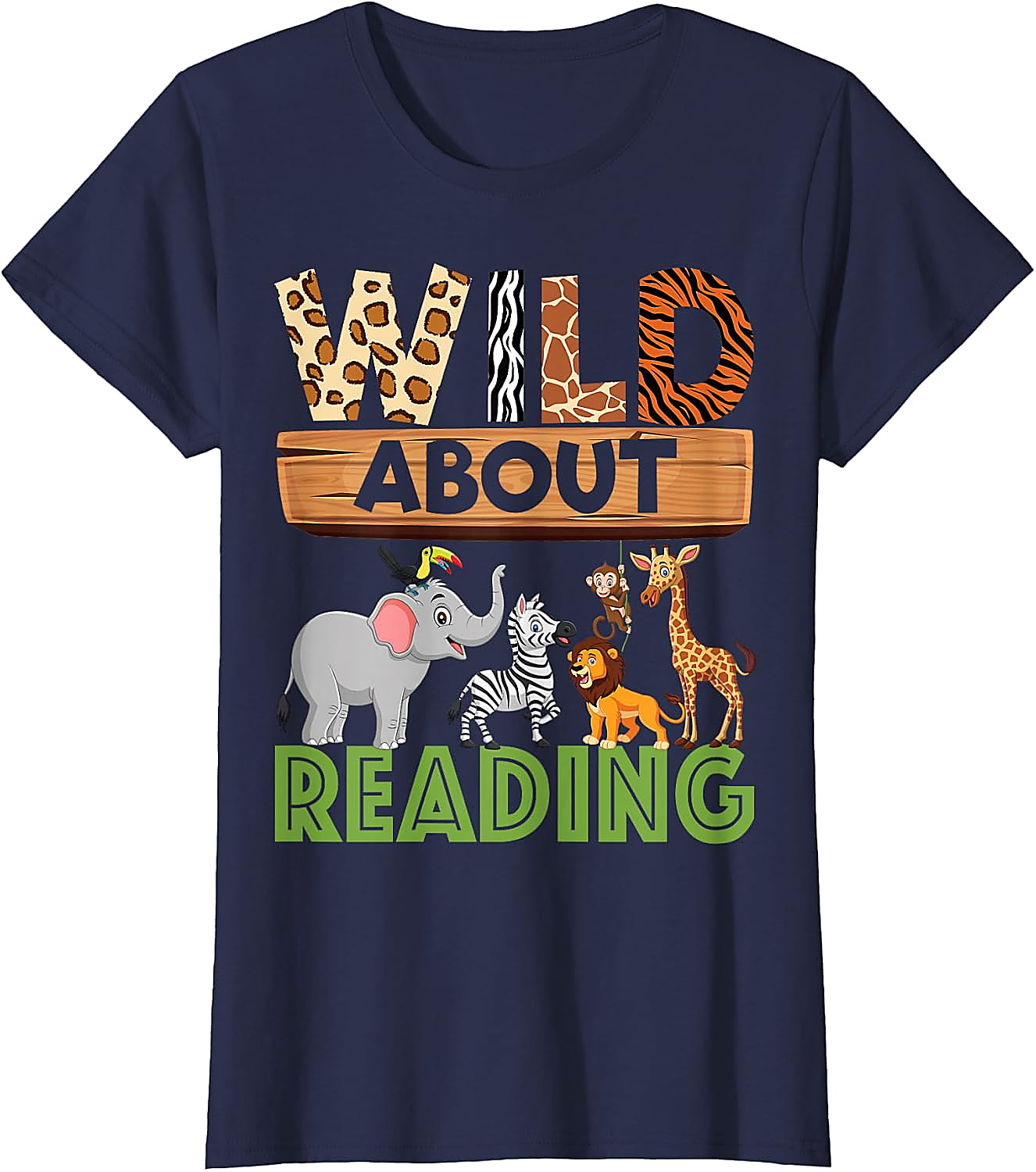Wild About Reading Teacher T-Shirt | Back to School Tee