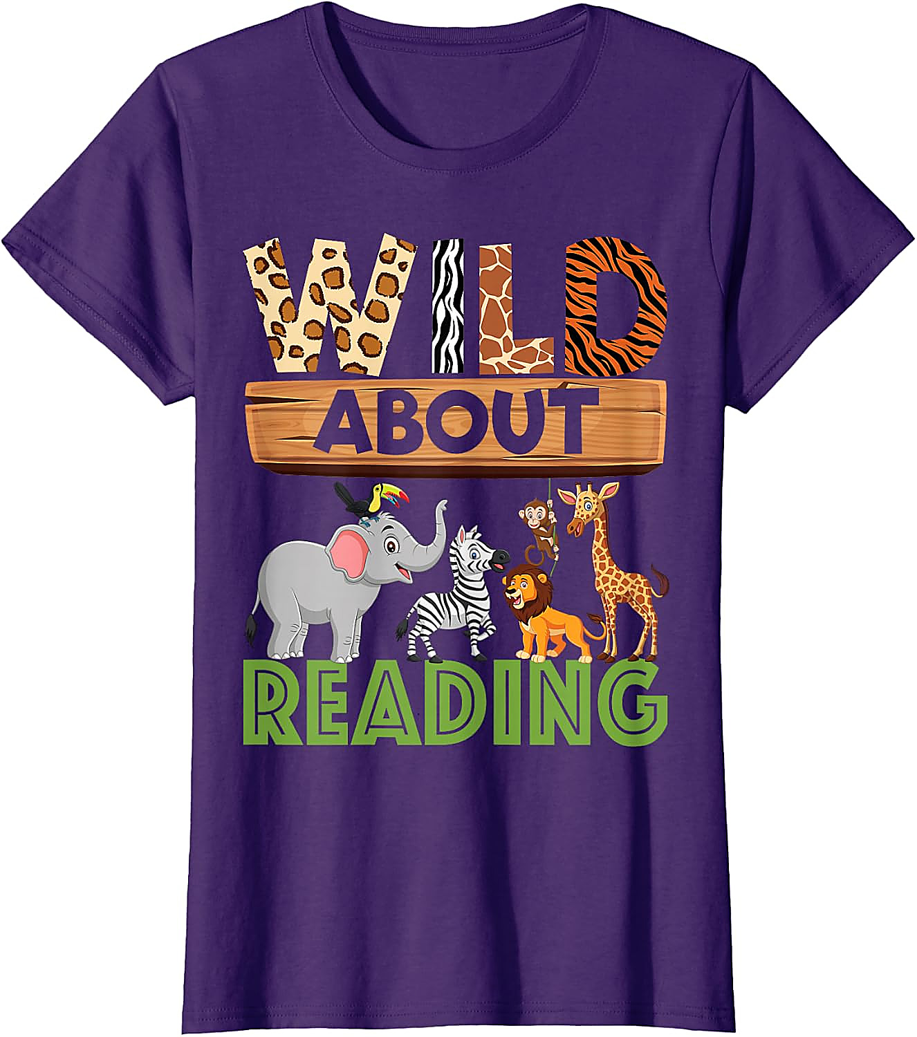 Wild About Reading Teacher T-Shirt | Back to School Tee