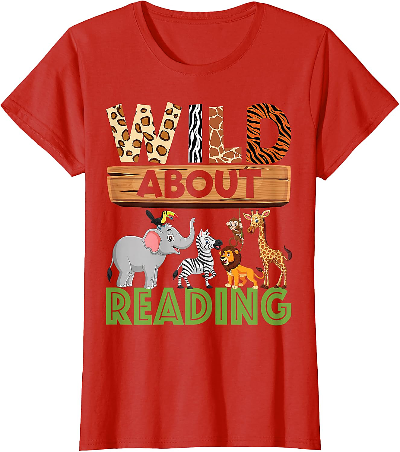 Wild About Reading Teacher T-Shirt | Back to School Tee