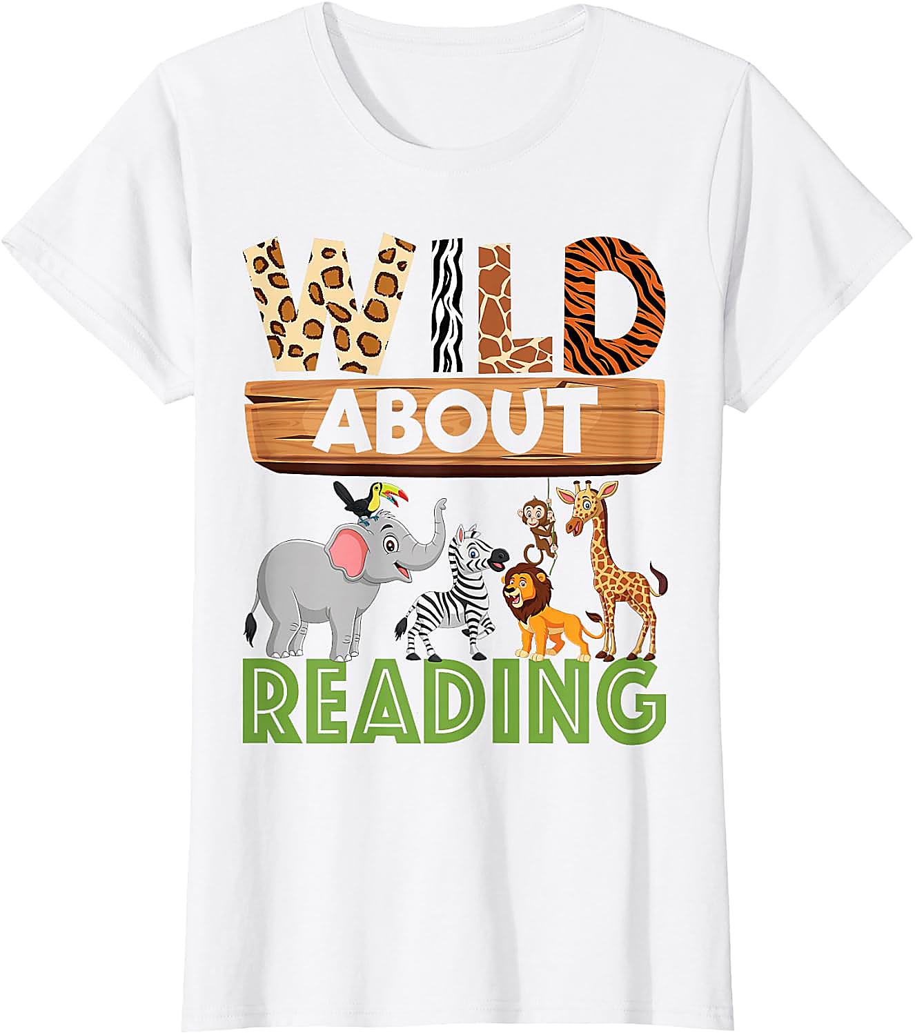Wild About Reading Teacher T-Shirt | Back to School Tee