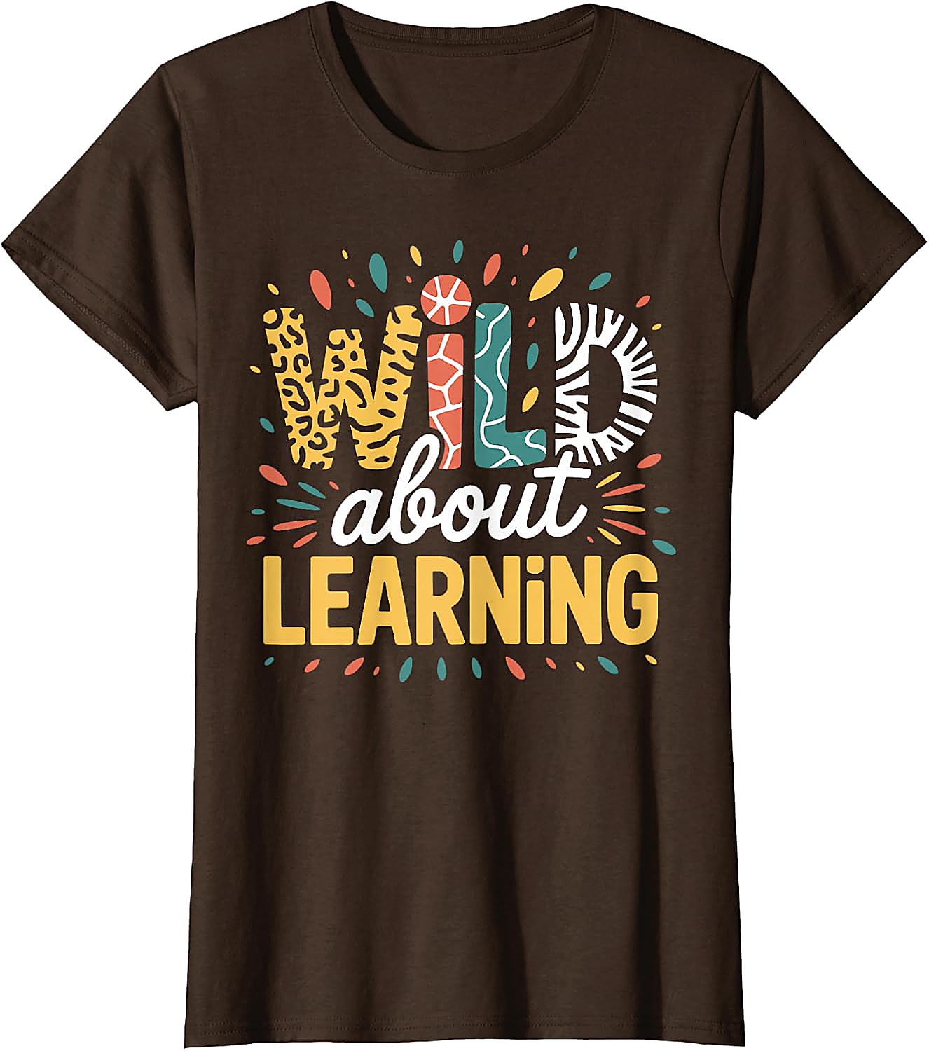 Wild About Learning Teacher T-Shirt | Back to School Tee