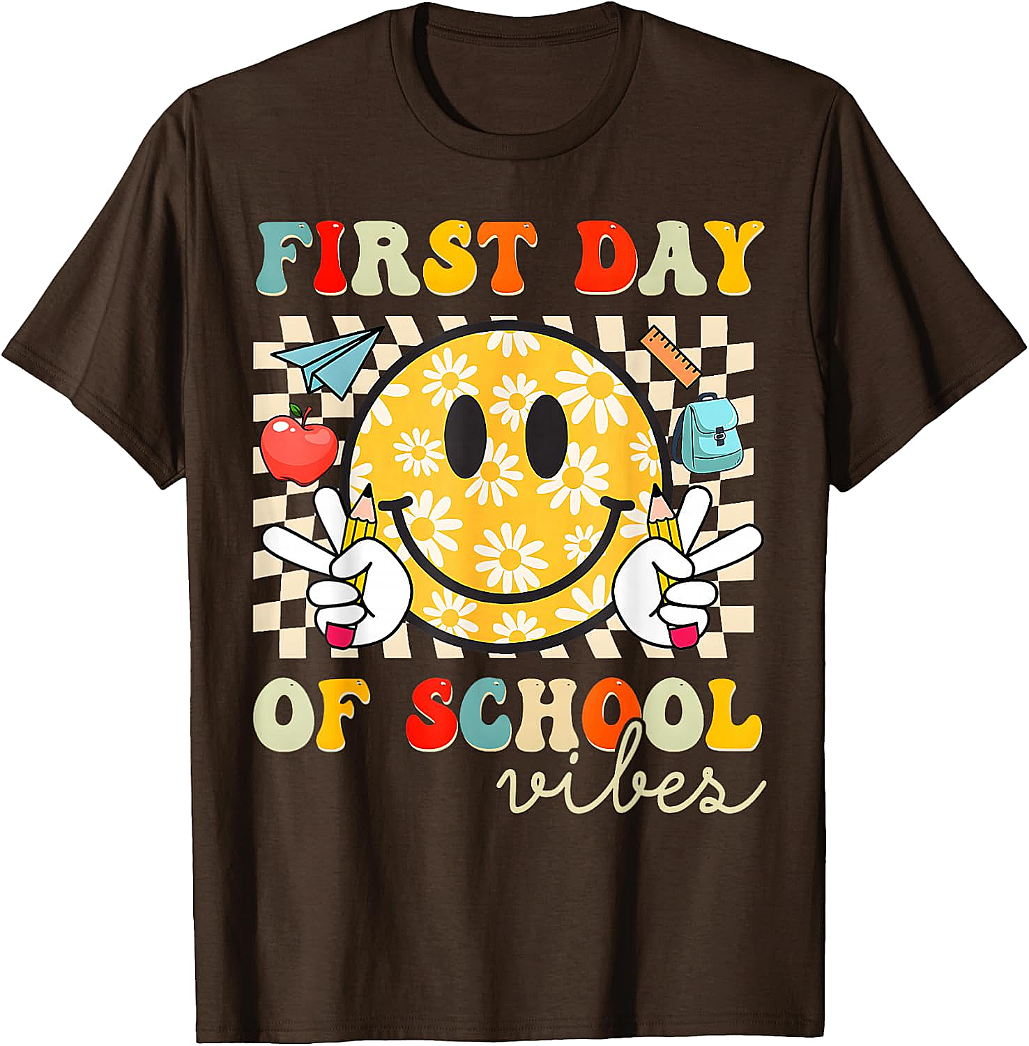 First Day of School Vibes T-Shirt Back to School Tee