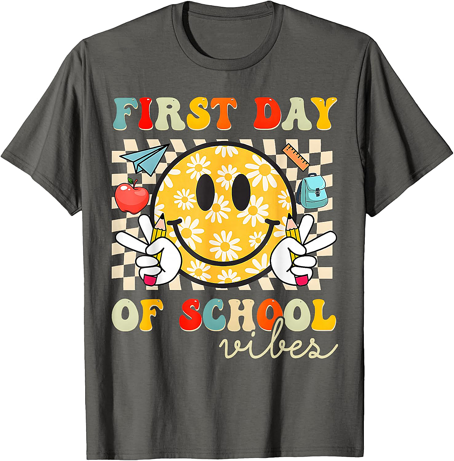  First Day of School Vibes T-Shirt Back to School Tee