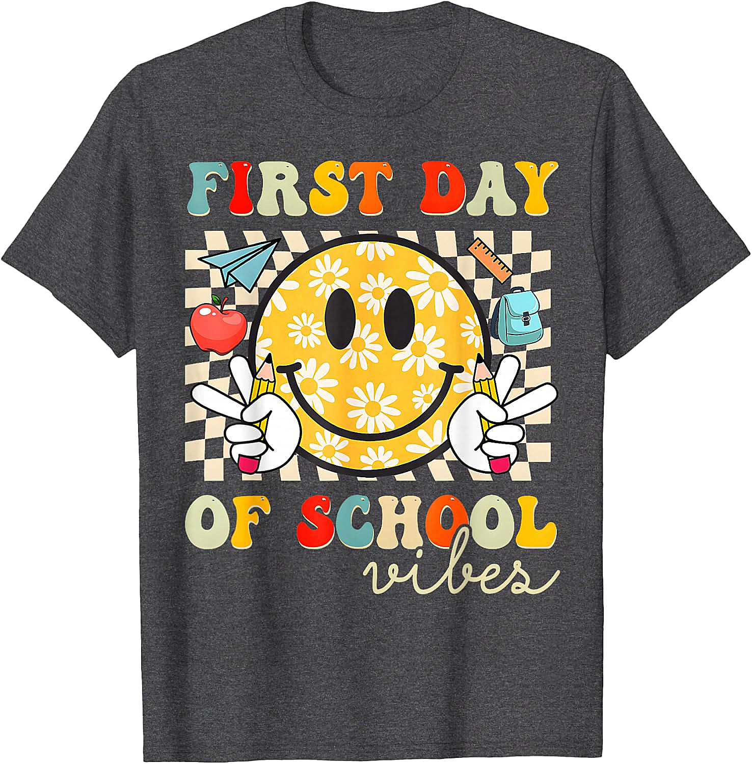  First Day of School Vibes T-Shirt Back to School Tee
