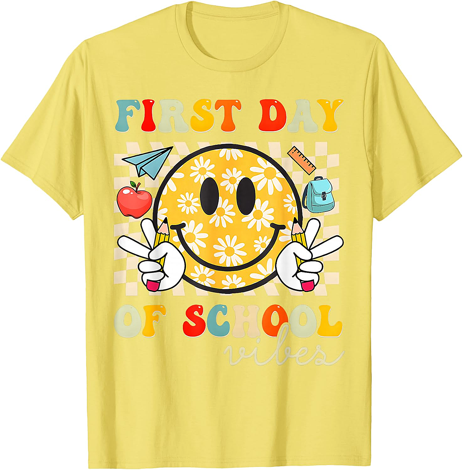  First Day of School Vibes T-Shirt Back to School Tee