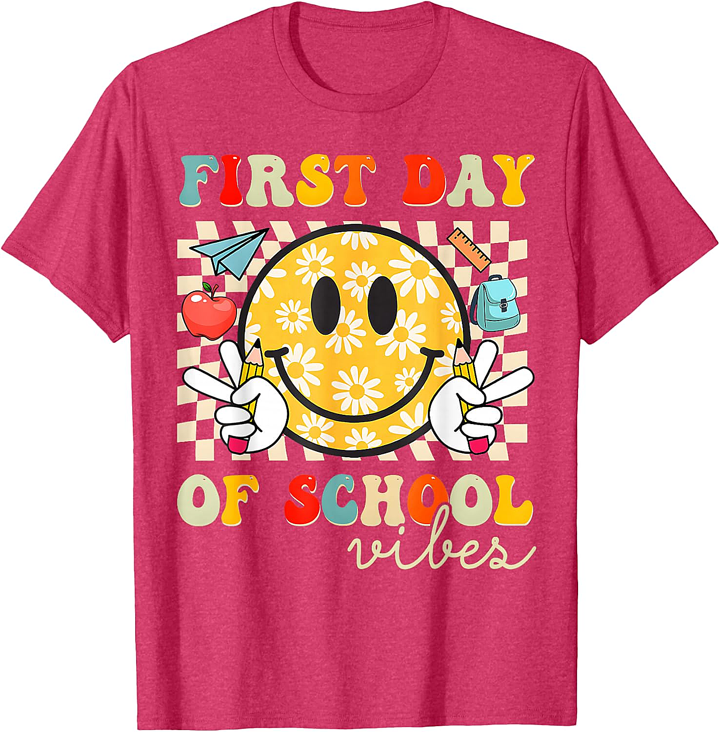  First Day of School Vibes T-Shirt Back to School Tee