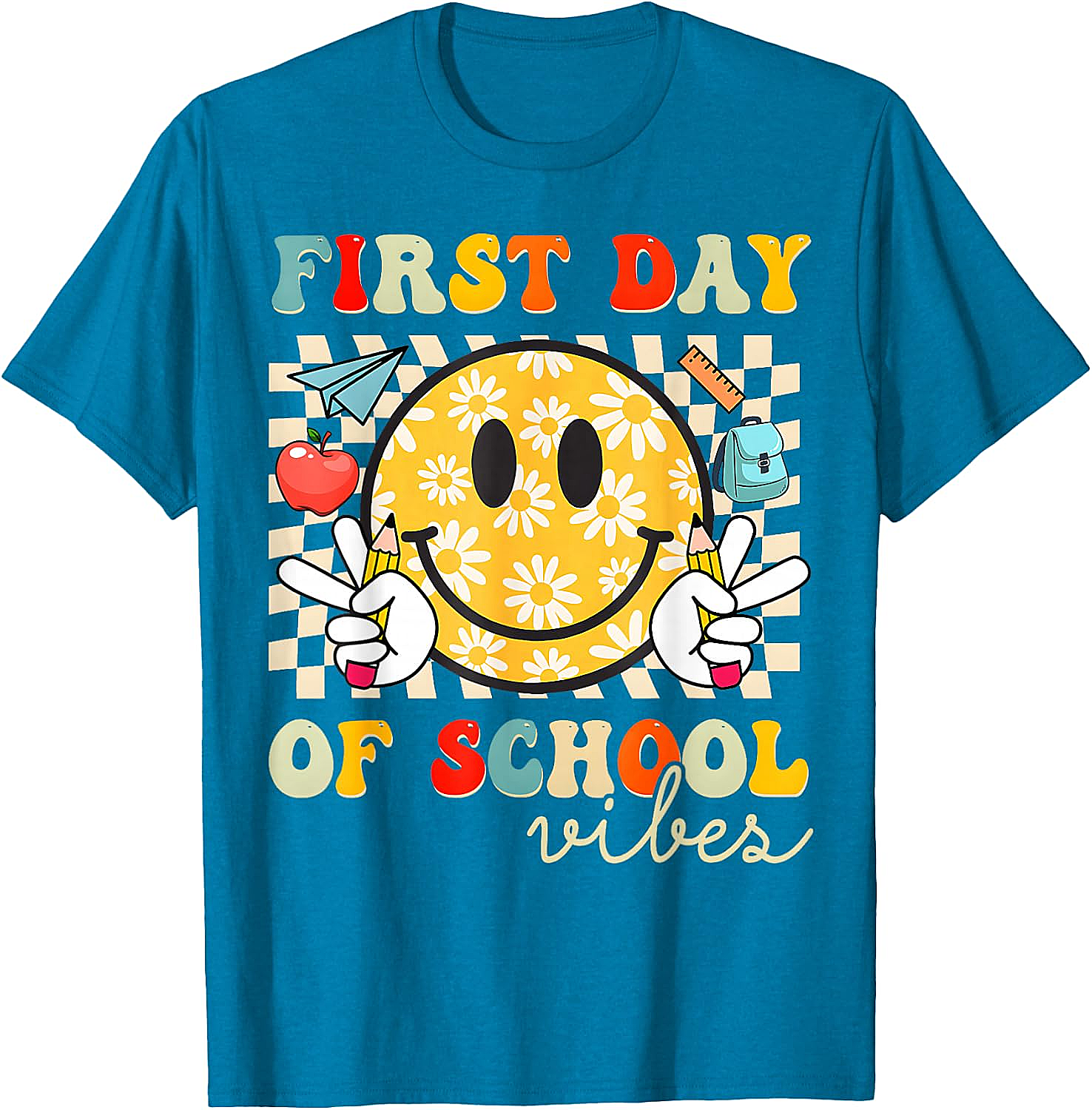  First Day of School Vibes T-Shirt Back to School Tee
