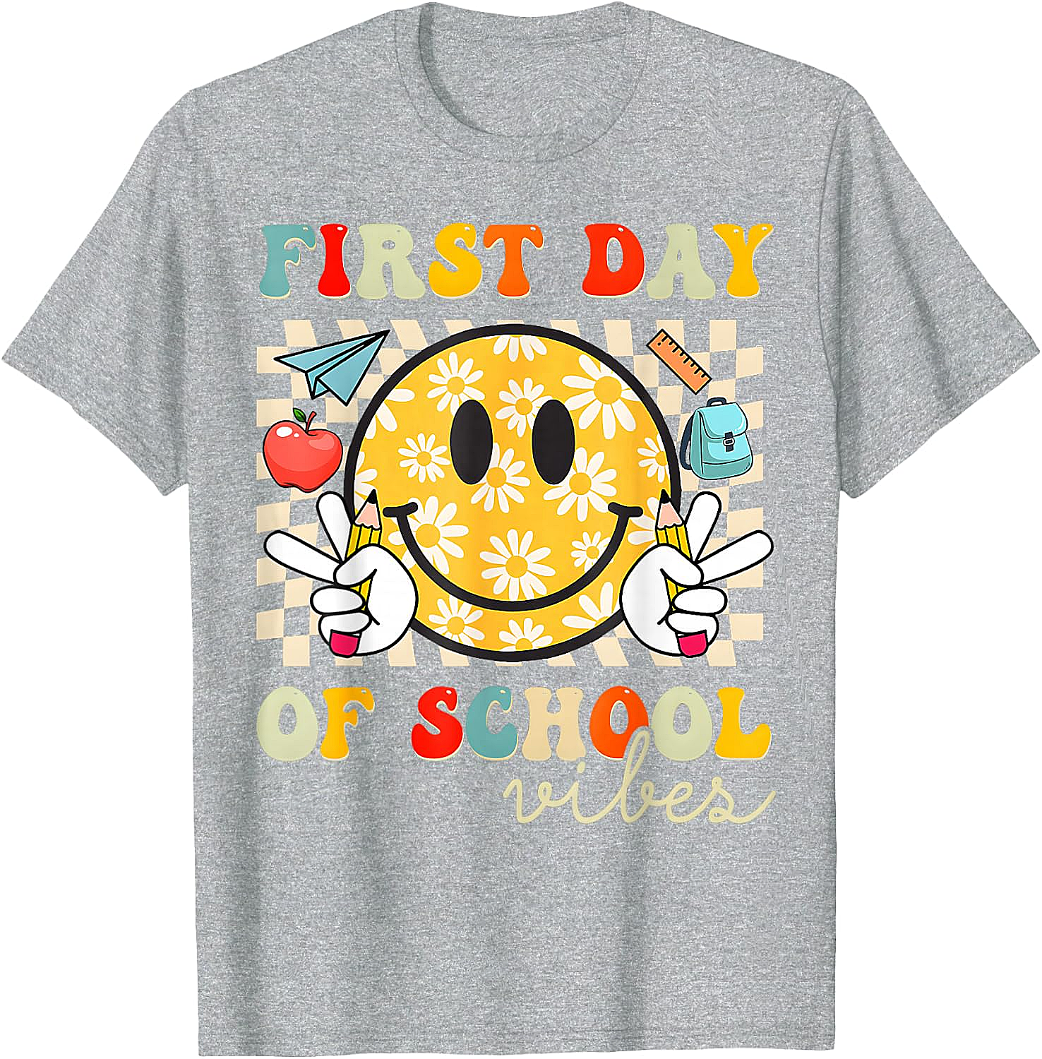  First Day of School Vibes T-Shirt Back to School Tee