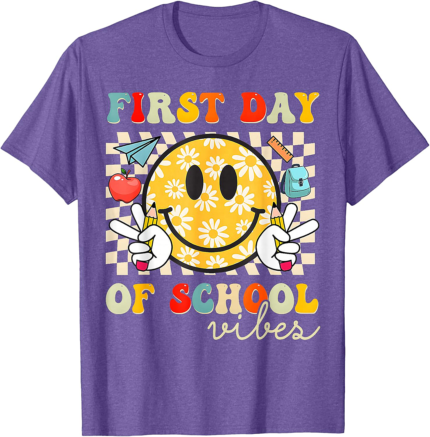  First Day of School Vibes T-Shirt Back to School Tee