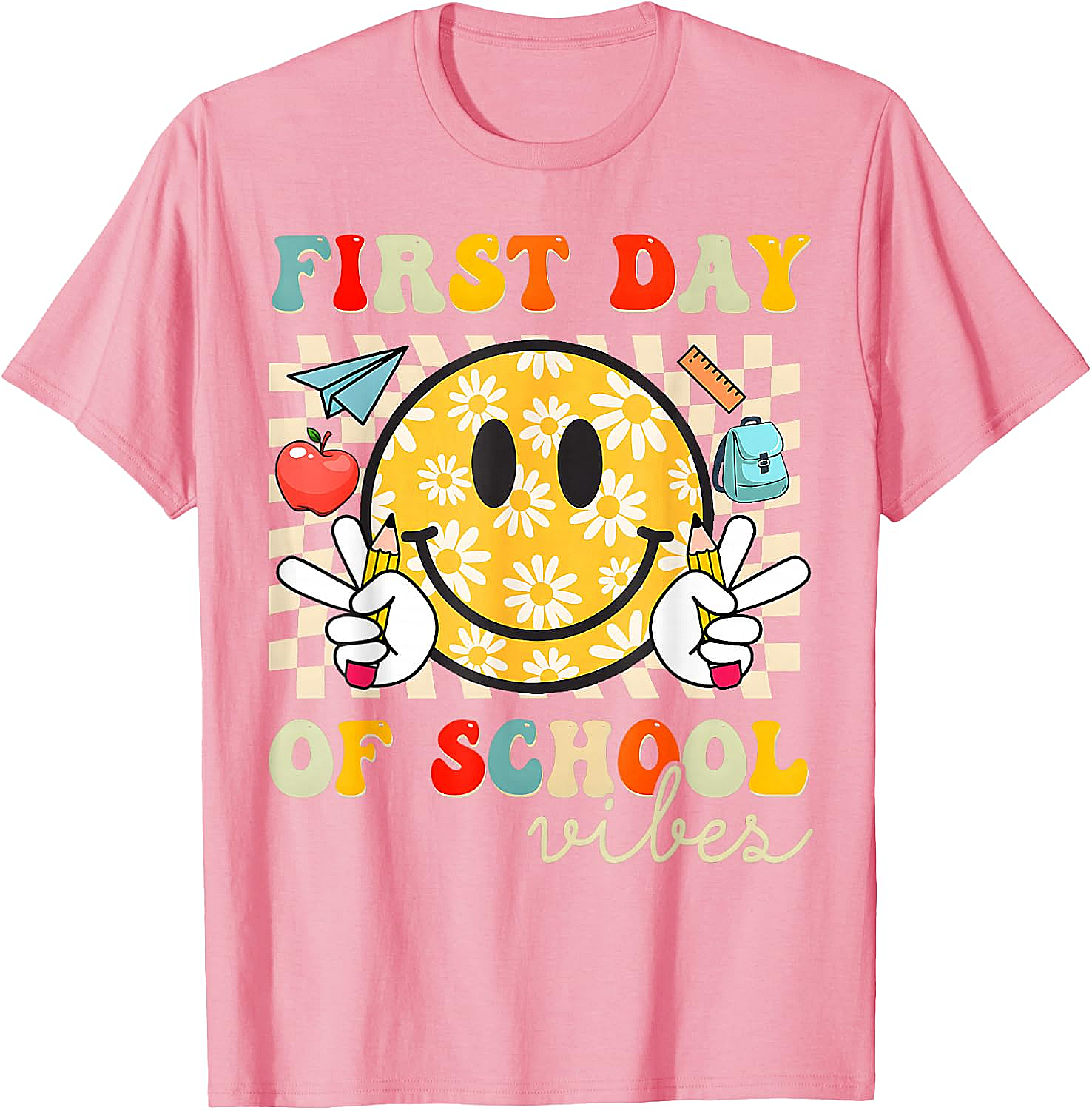  First Day of School Vibes T-Shirt Back to School Tee