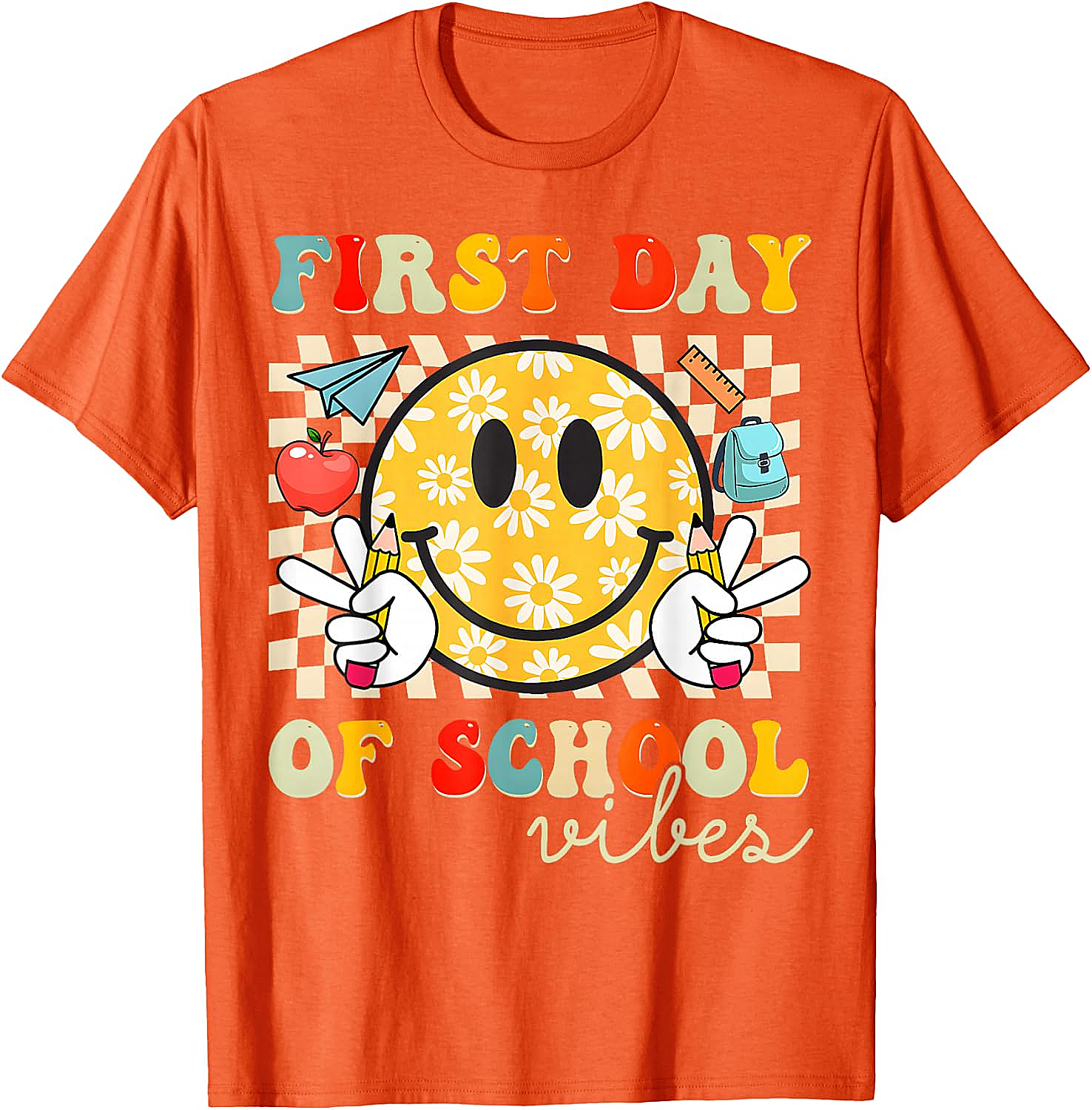  First Day of School Vibes T-Shirt Back to School Tee