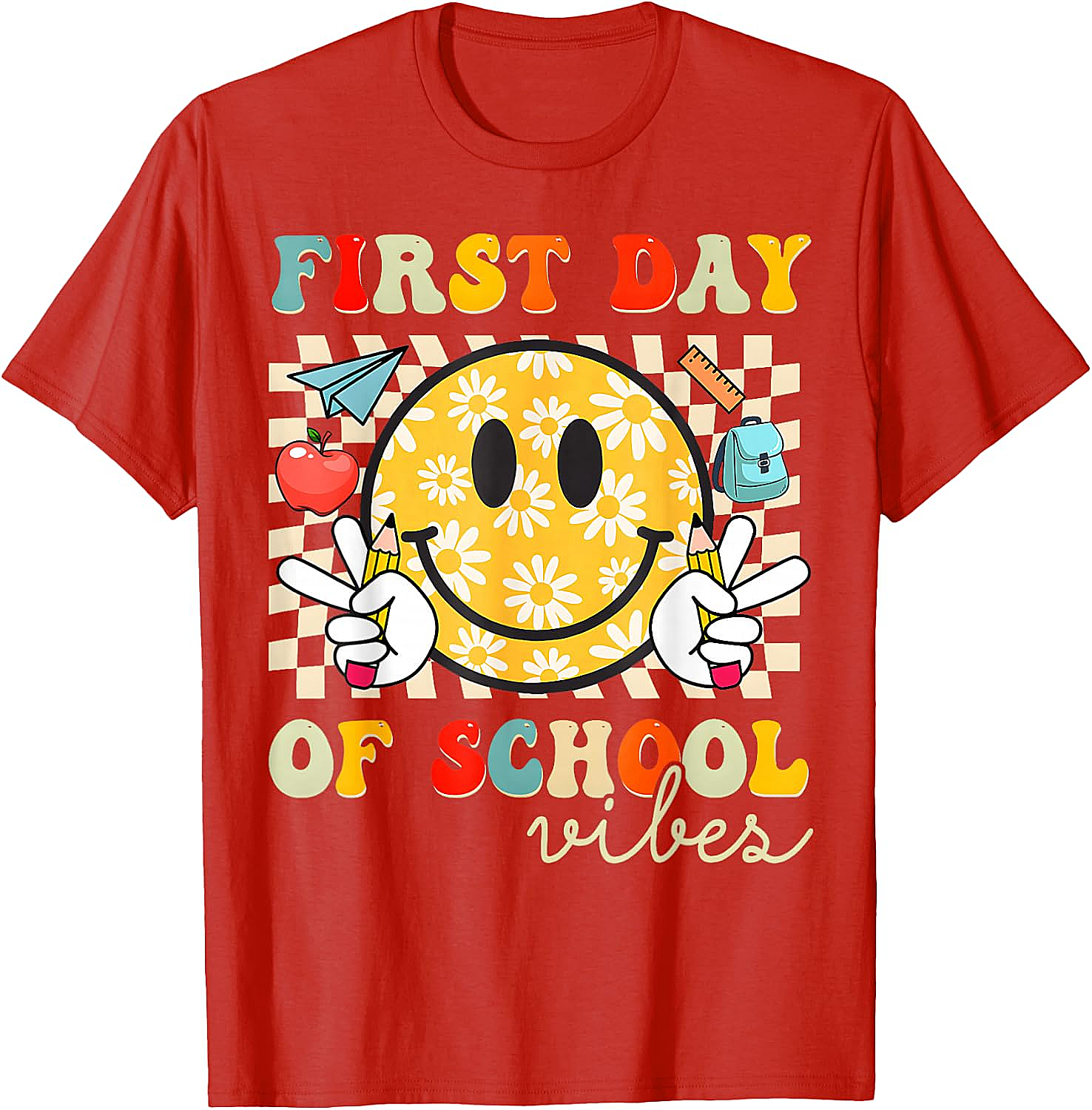  First Day of School Vibes T-Shirt Back to School Tee