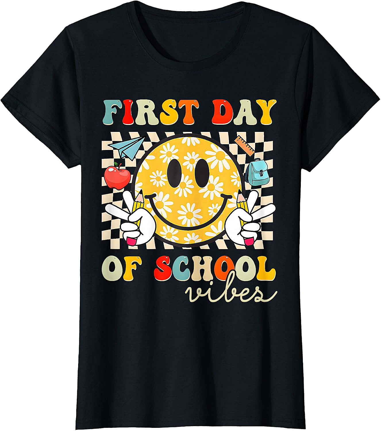  First Day of School Vibes T-Shirt Back to School Tee