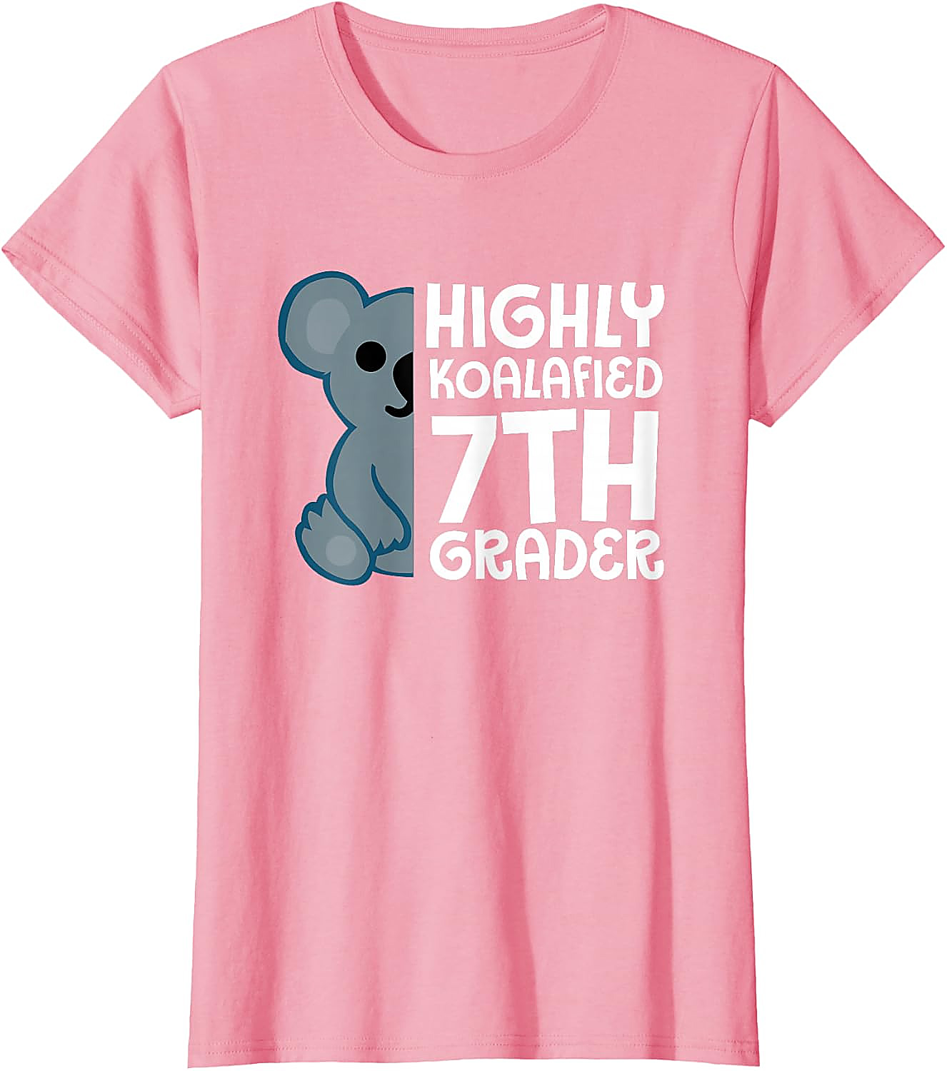 Highly Koalafied 7th Grader T-Shirt | Funny Koala Tee