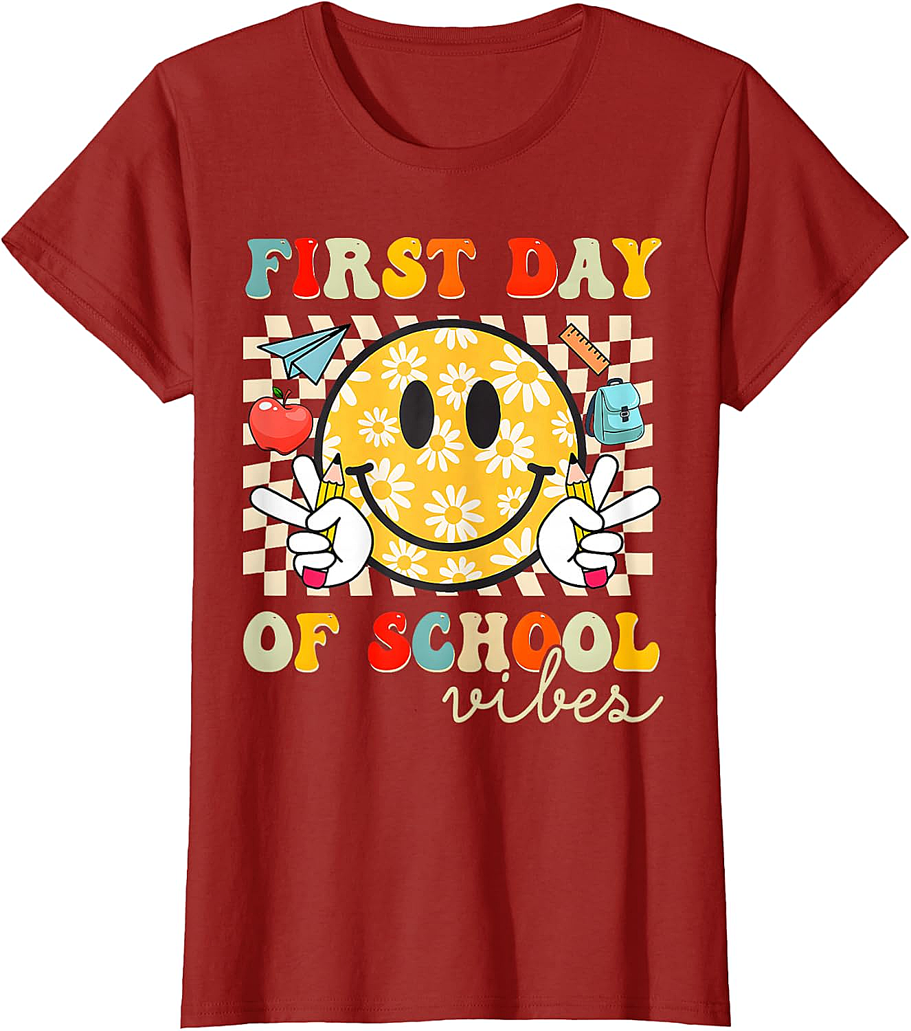  First Day of School Vibes T-Shirt Back to School Tee