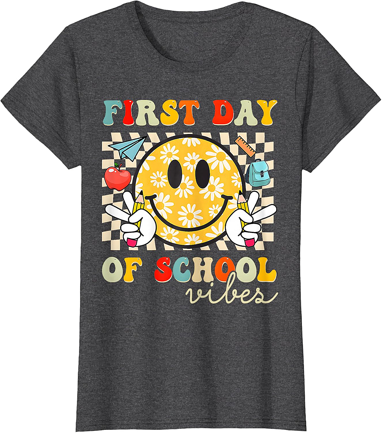  First Day of School Vibes T-Shirt Back to School Tee