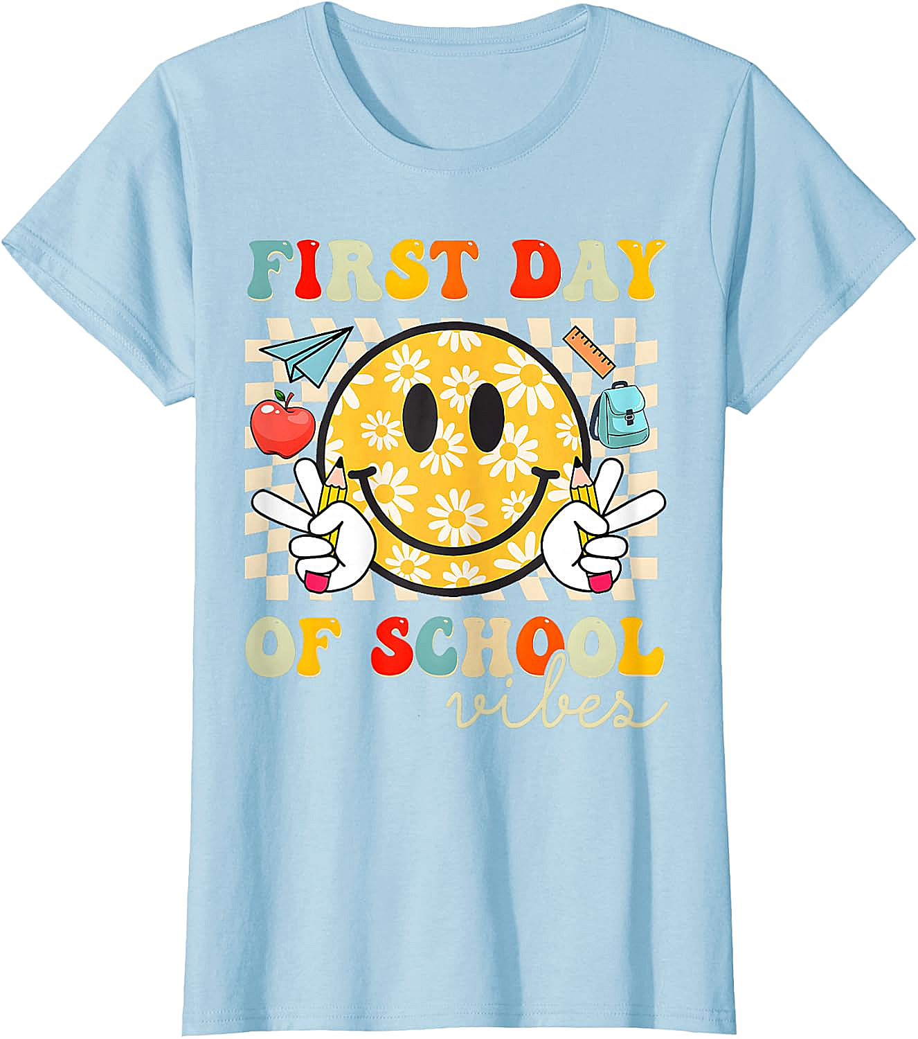  First Day of School Vibes T-Shirt Back to School Tee