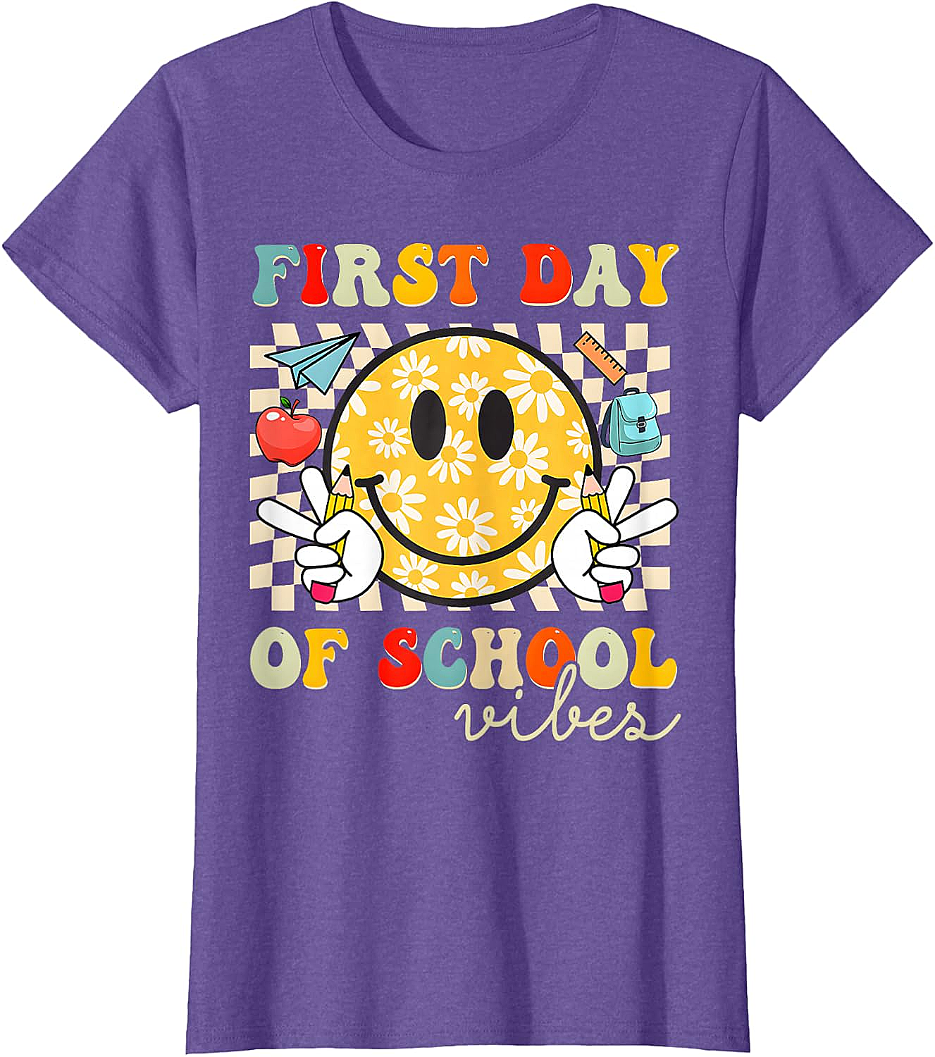  First Day of School Vibes T-Shirt Back to School Tee