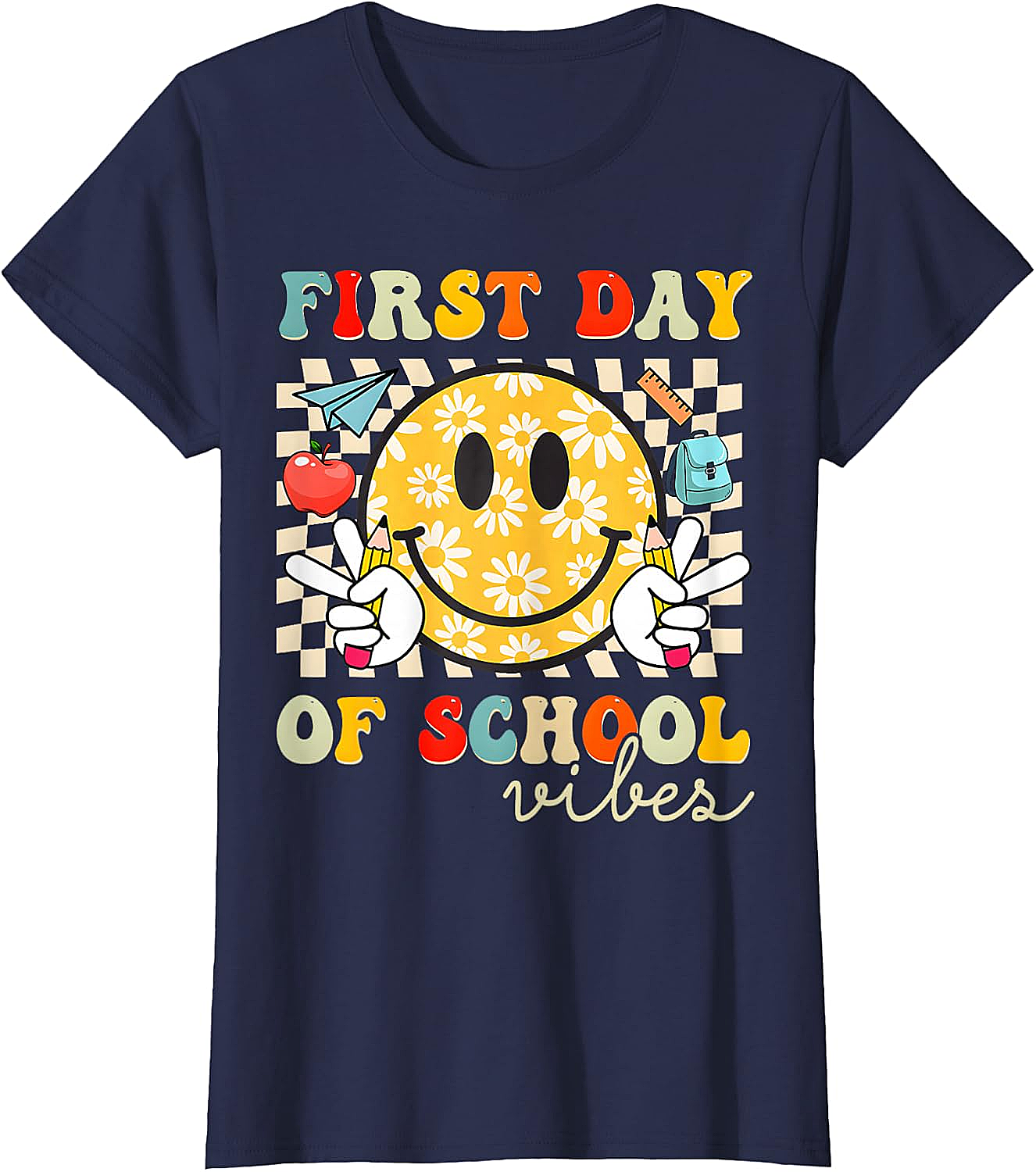  First Day of School Vibes T-Shirt Back to School Tee
