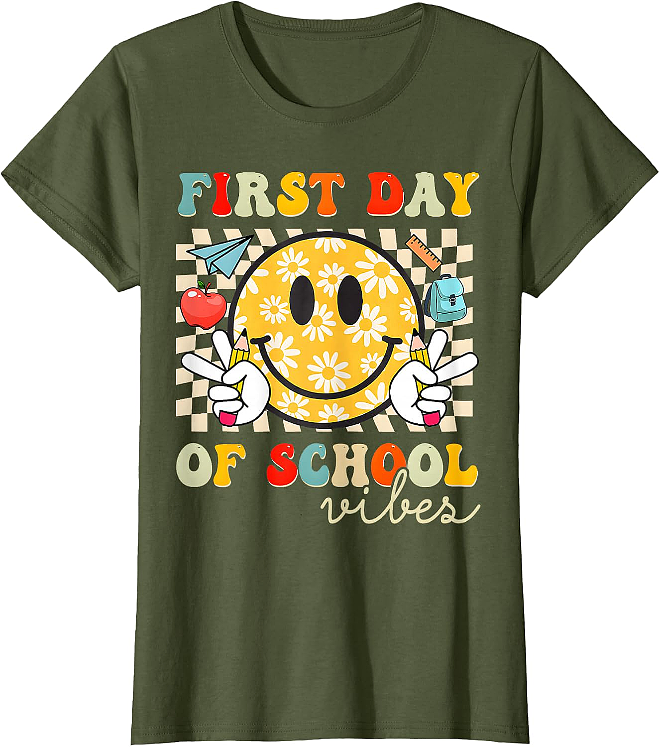  First Day of School Vibes T-Shirt Back to School Tee
