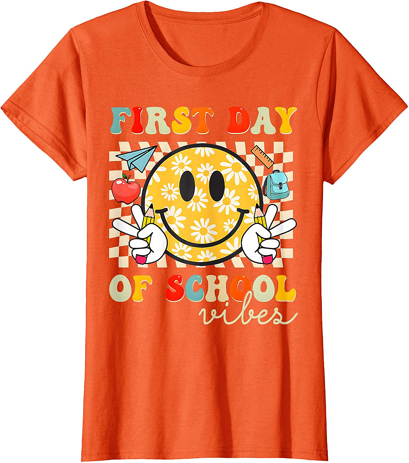 First Day of School Vibes T-Shirt Back to School Tee