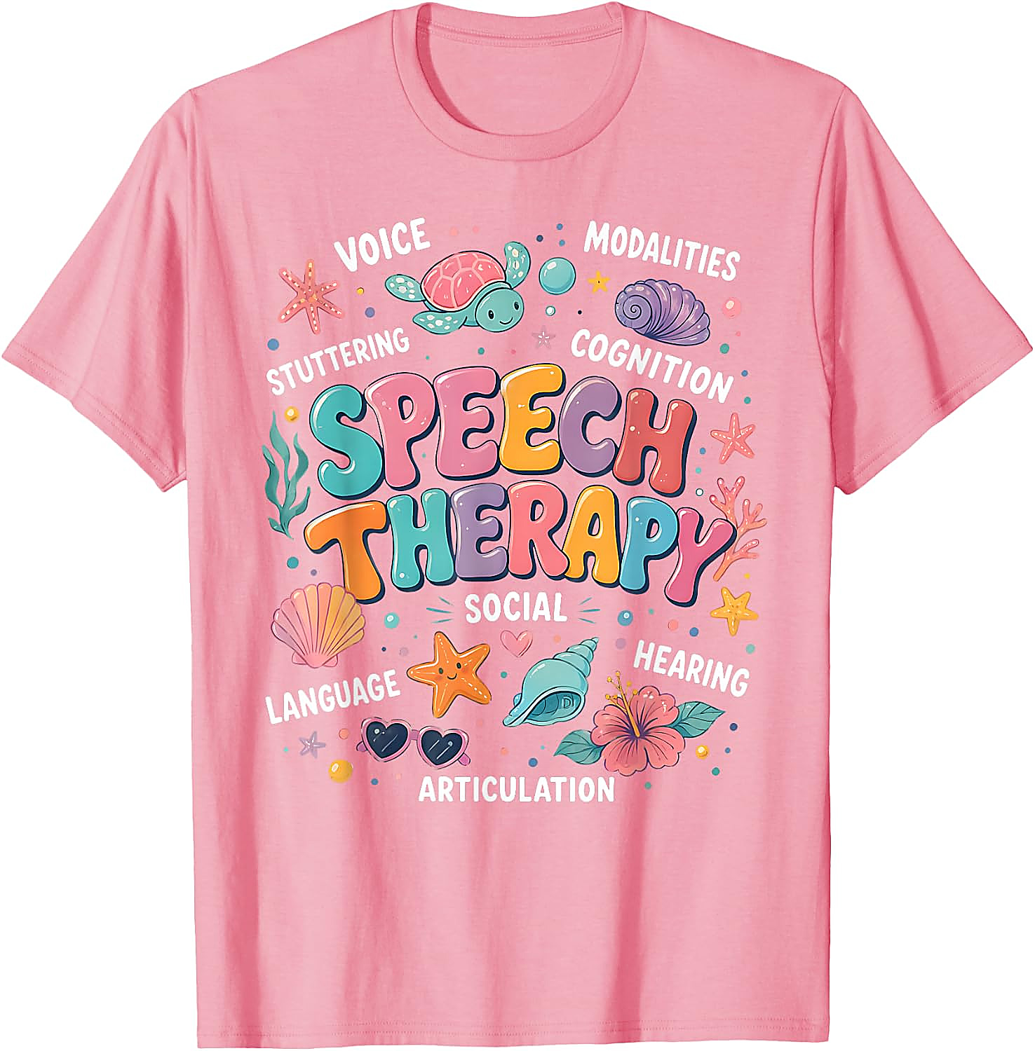 Speech Therapy Ocean Theme T-Shirt | SLP Teacher Gift
