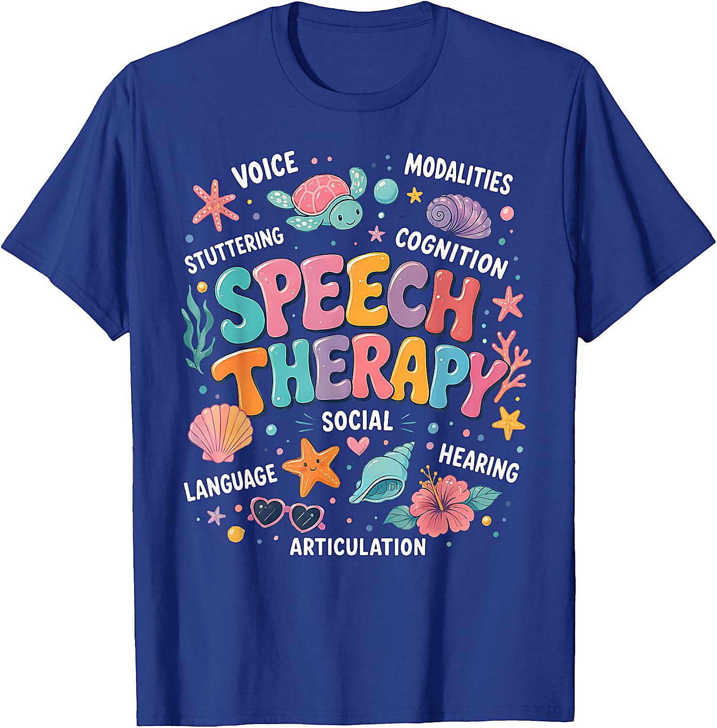 Speech Therapy Ocean Theme T-Shirt | SLP Teacher Gift