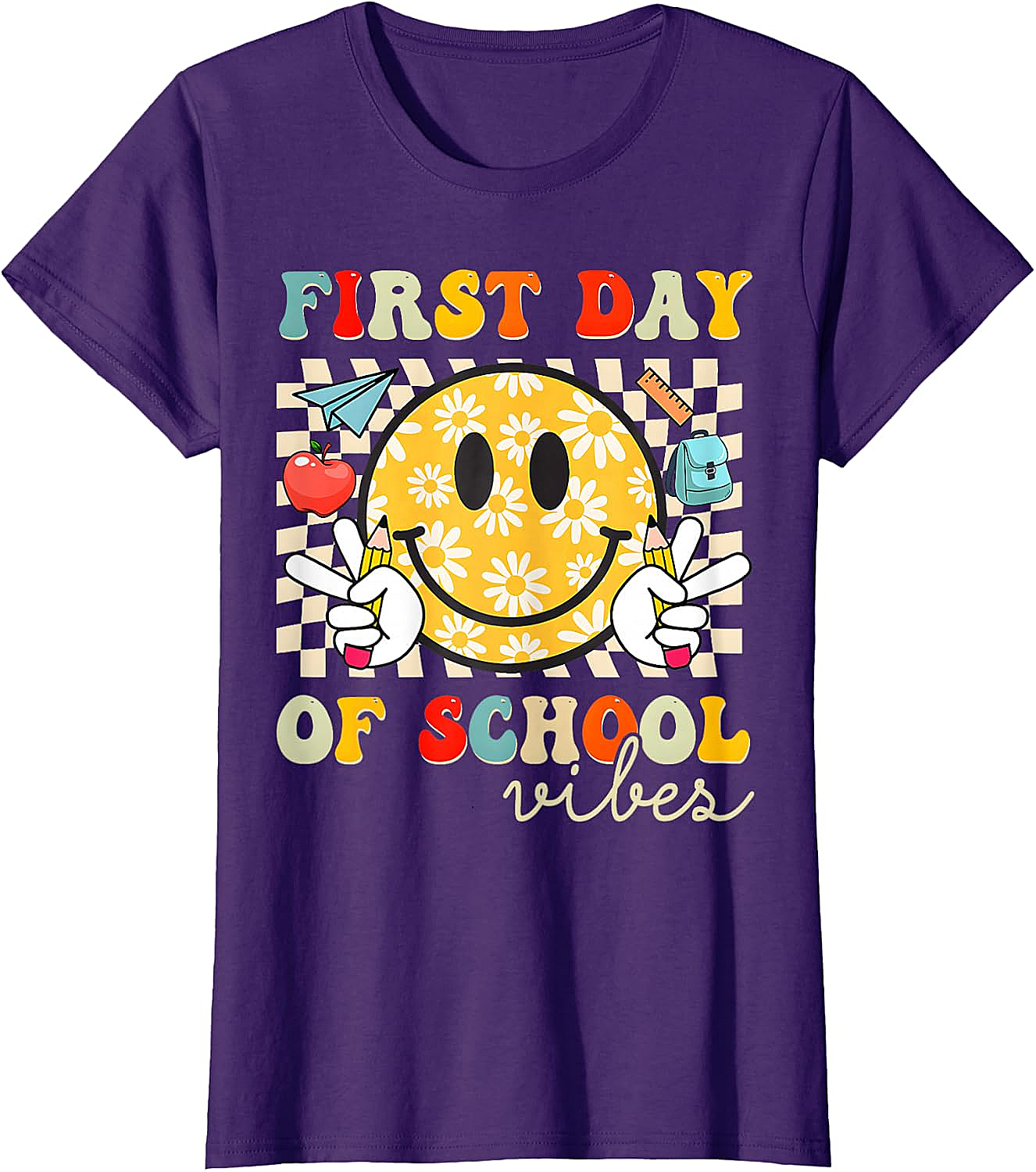  First Day of School Vibes T-Shirt Back to School Tee