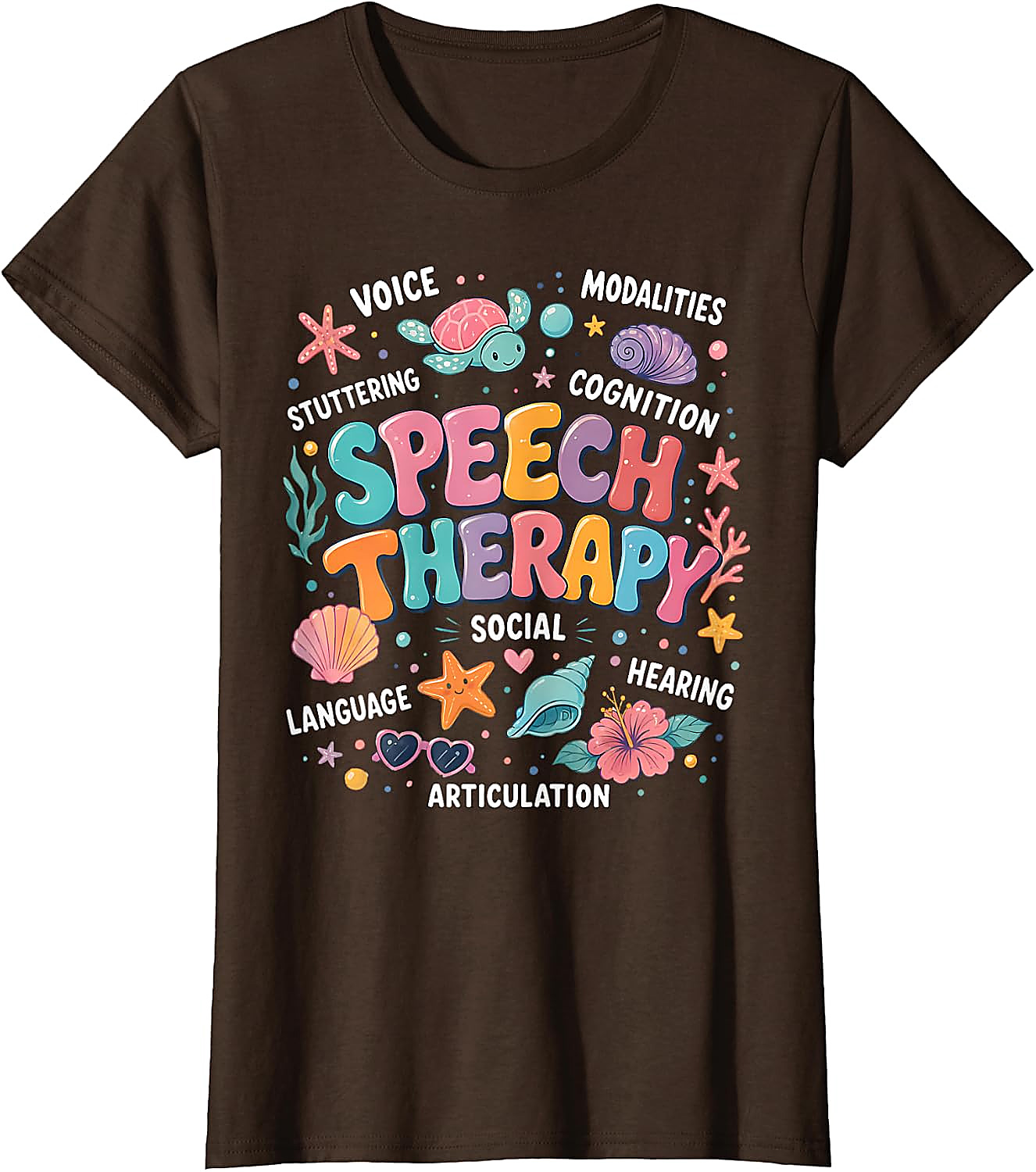Speech Therapy Ocean Theme T-Shirt | SLP Teacher Gift