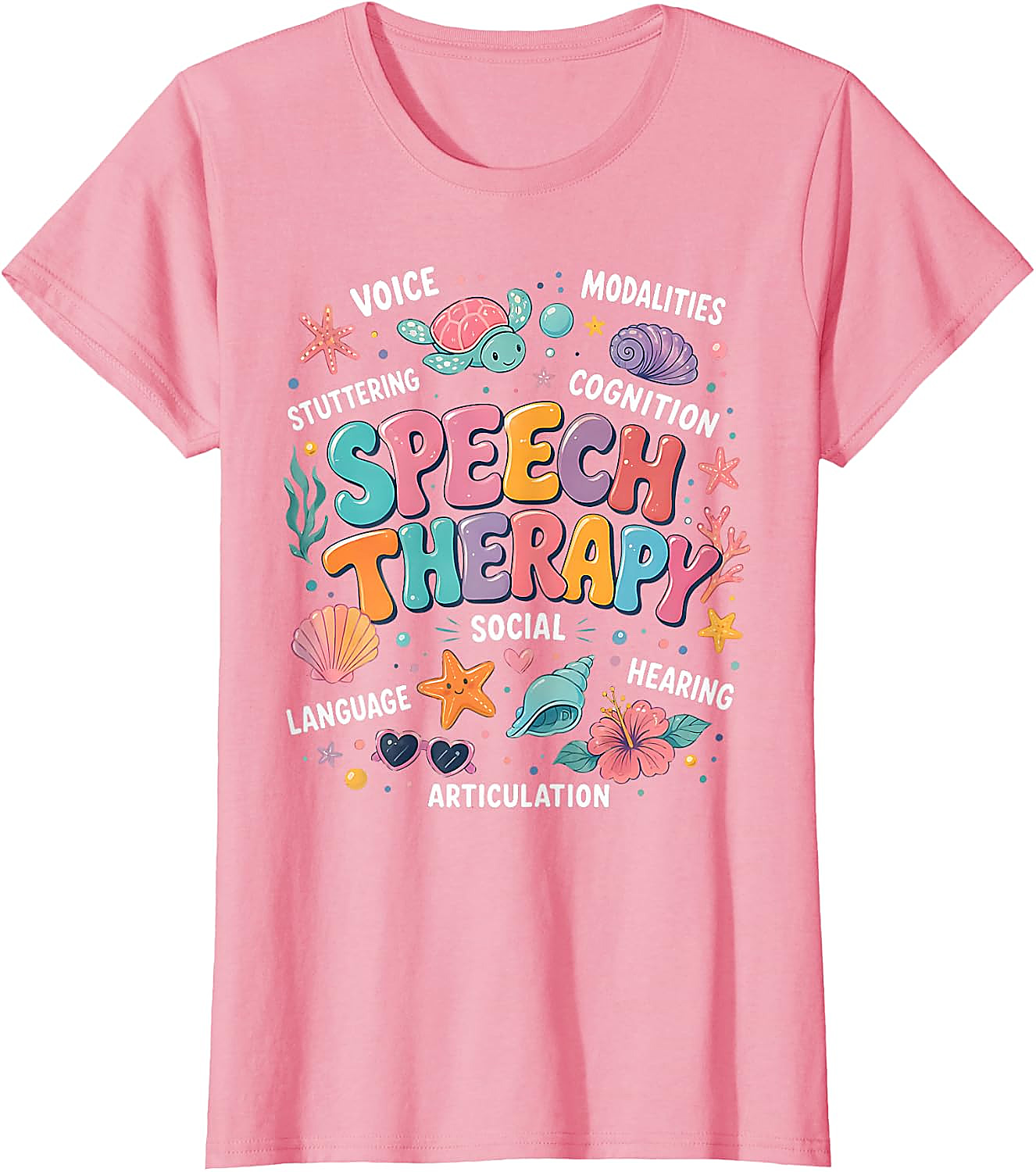 Speech Therapy Ocean Theme T-Shirt | SLP Teacher Gift