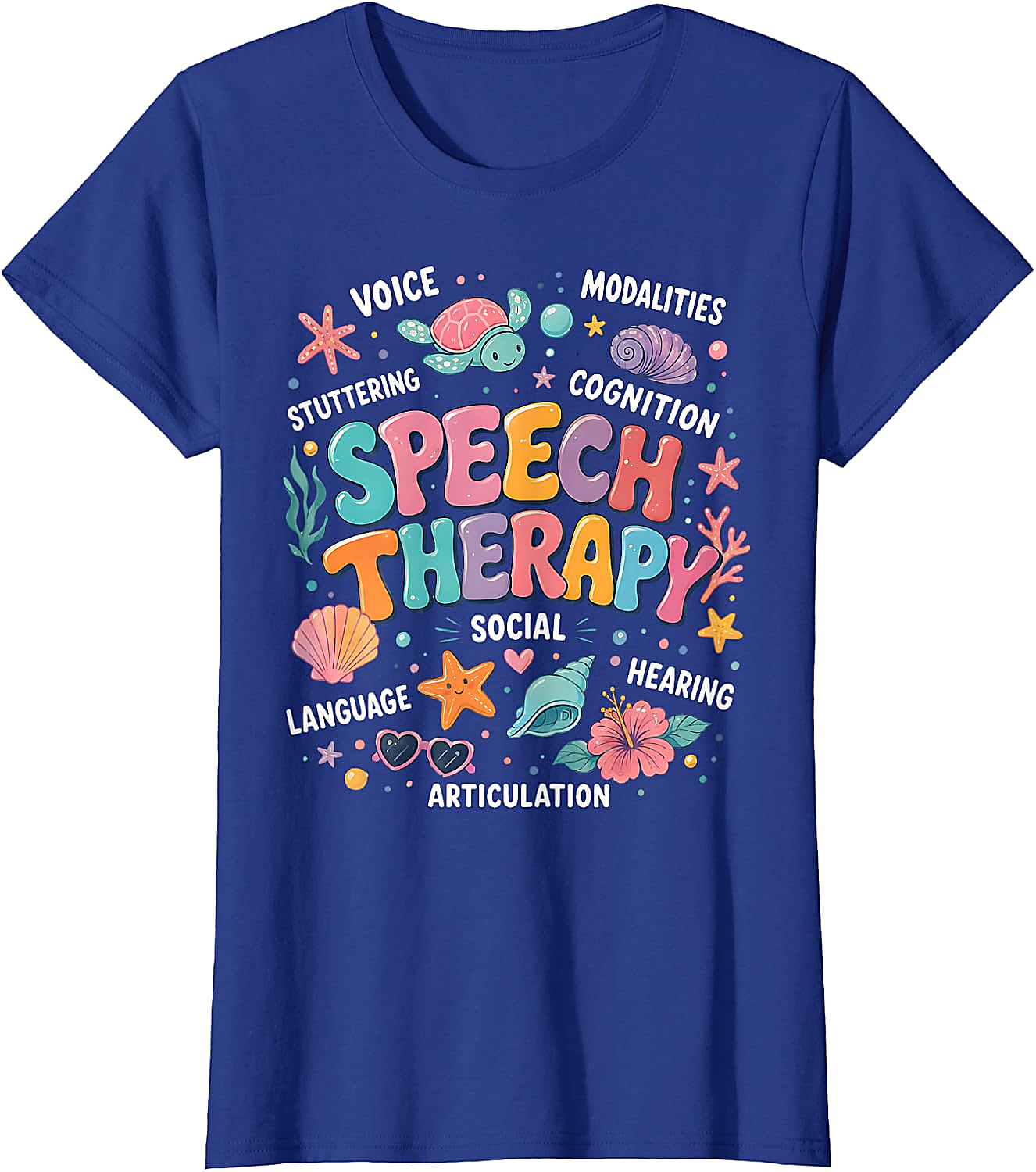Speech Therapy Ocean Theme T-Shirt | SLP Teacher Gift
