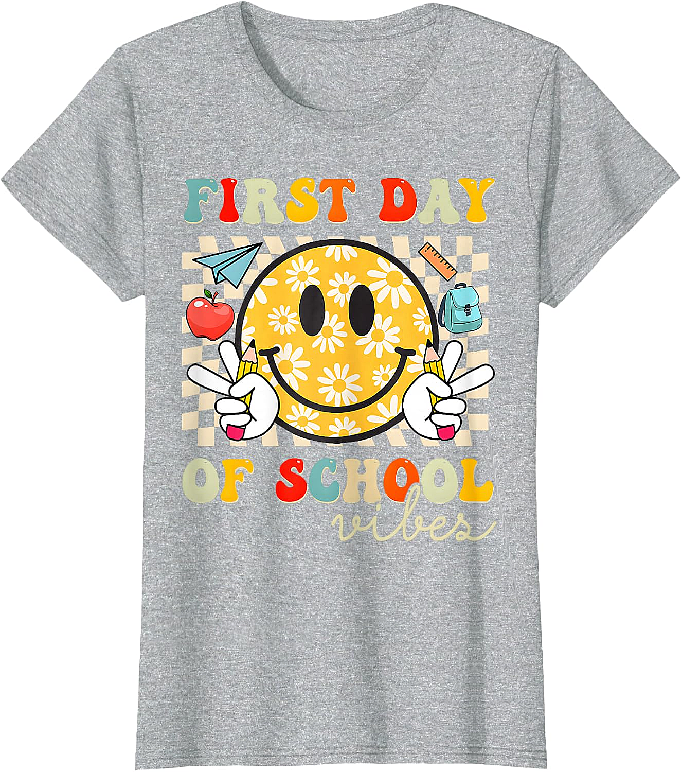  First Day of School Vibes T-Shirt Back to School Tee