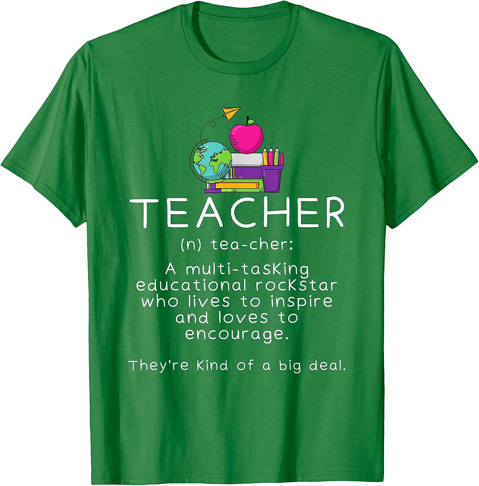Teacher Definition Black T-Shirt | Educational Rockstar Tee