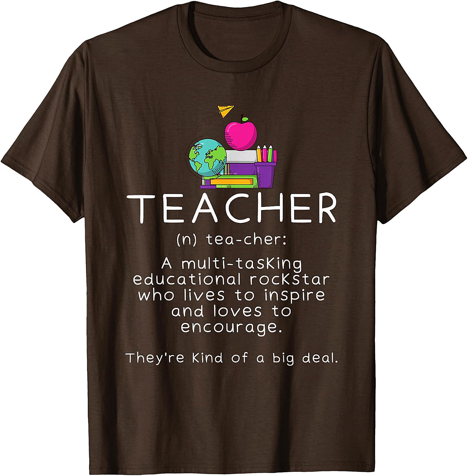Teacher Definition Black T-Shirt | Educational Rockstar Tee