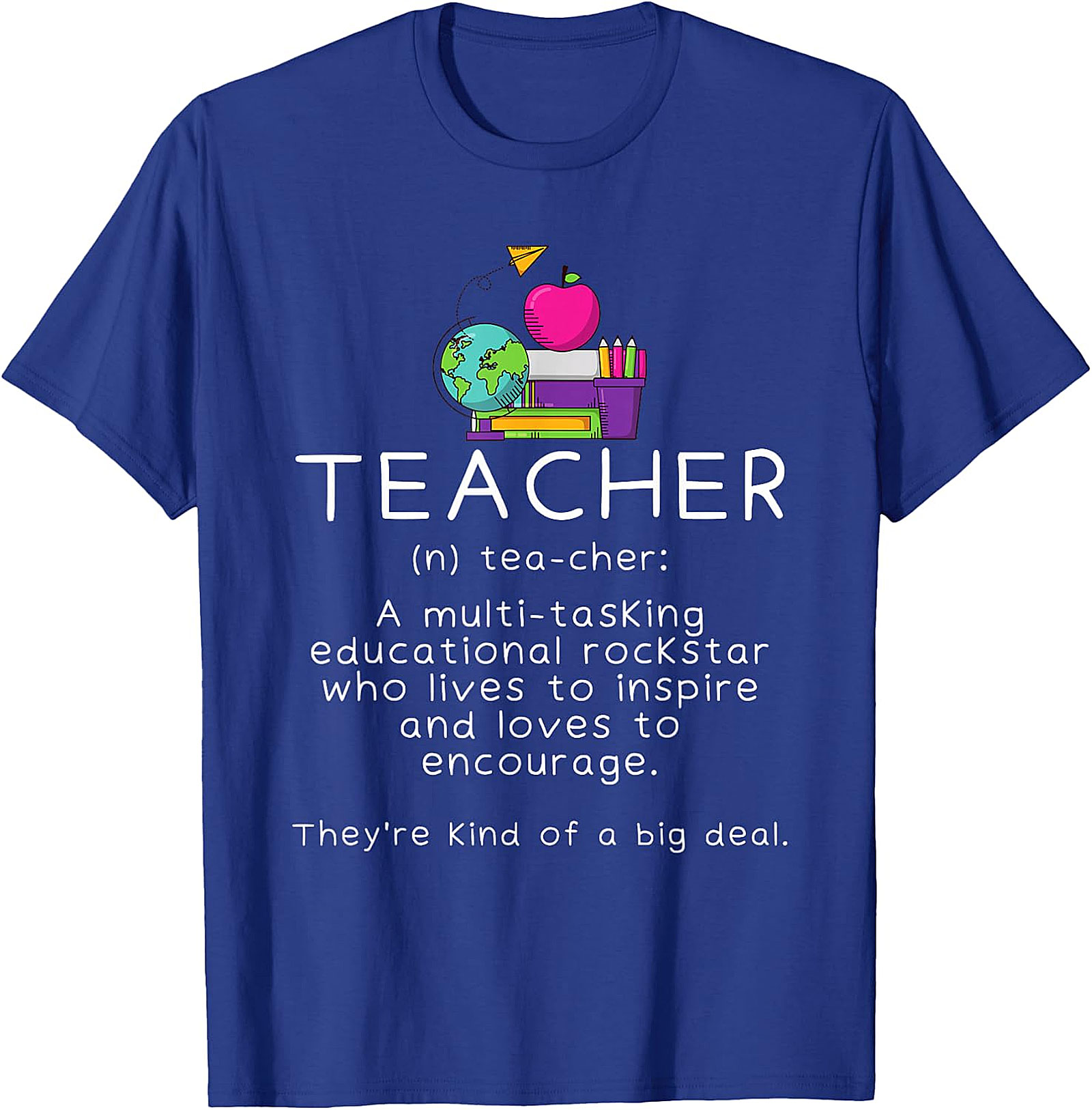 Teacher Definition Black T-Shirt | Educational Rockstar Tee