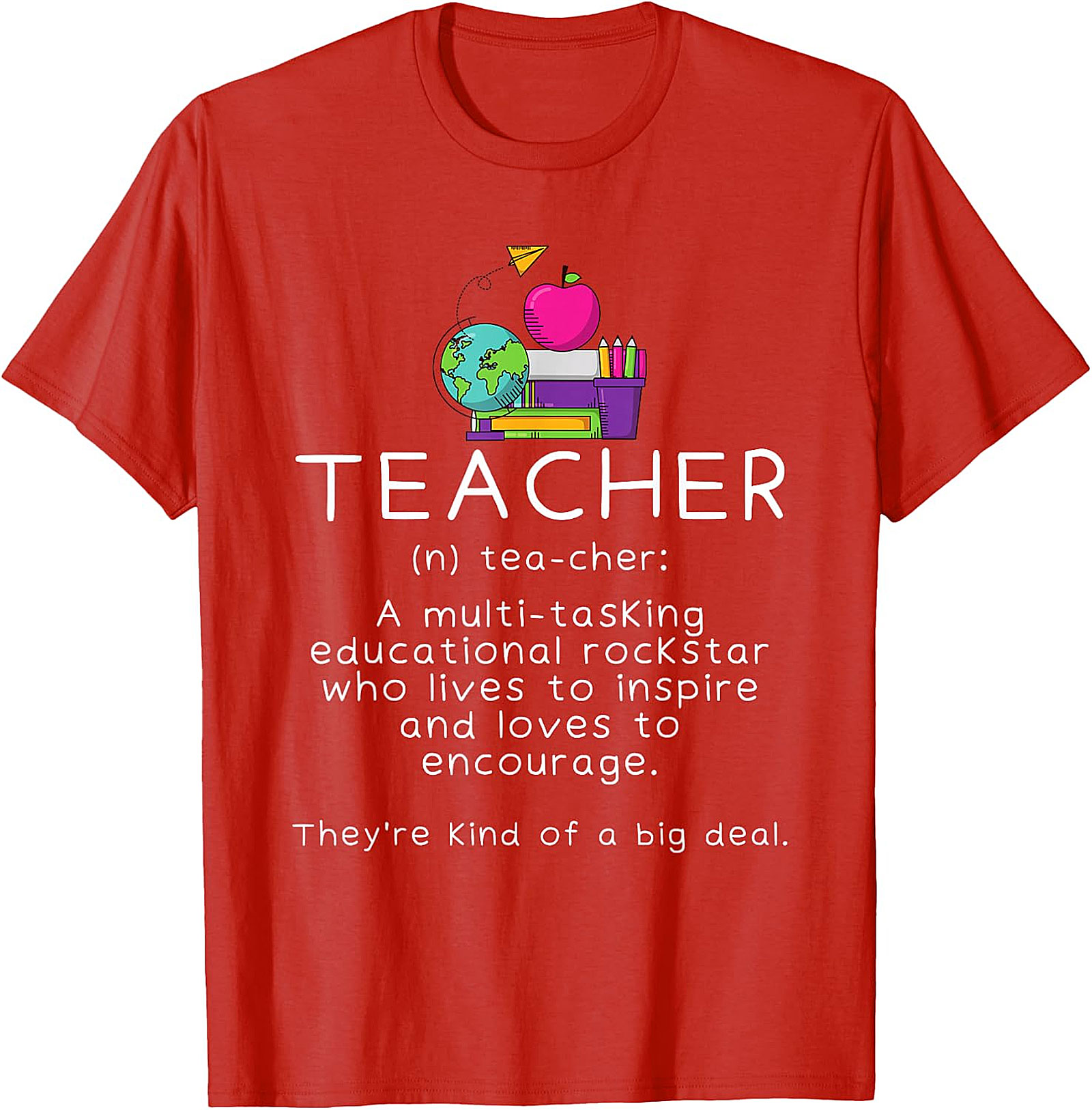 Teacher Definition Black T-Shirt | Educational Rockstar Tee