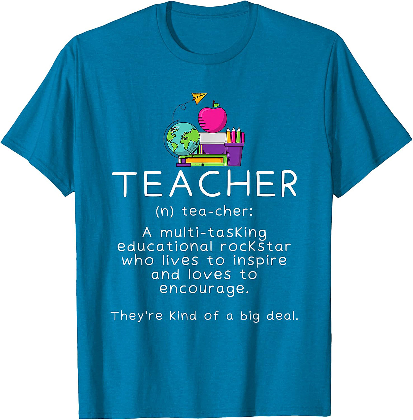 Teacher Definition Black T-Shirt | Educational Rockstar Tee
