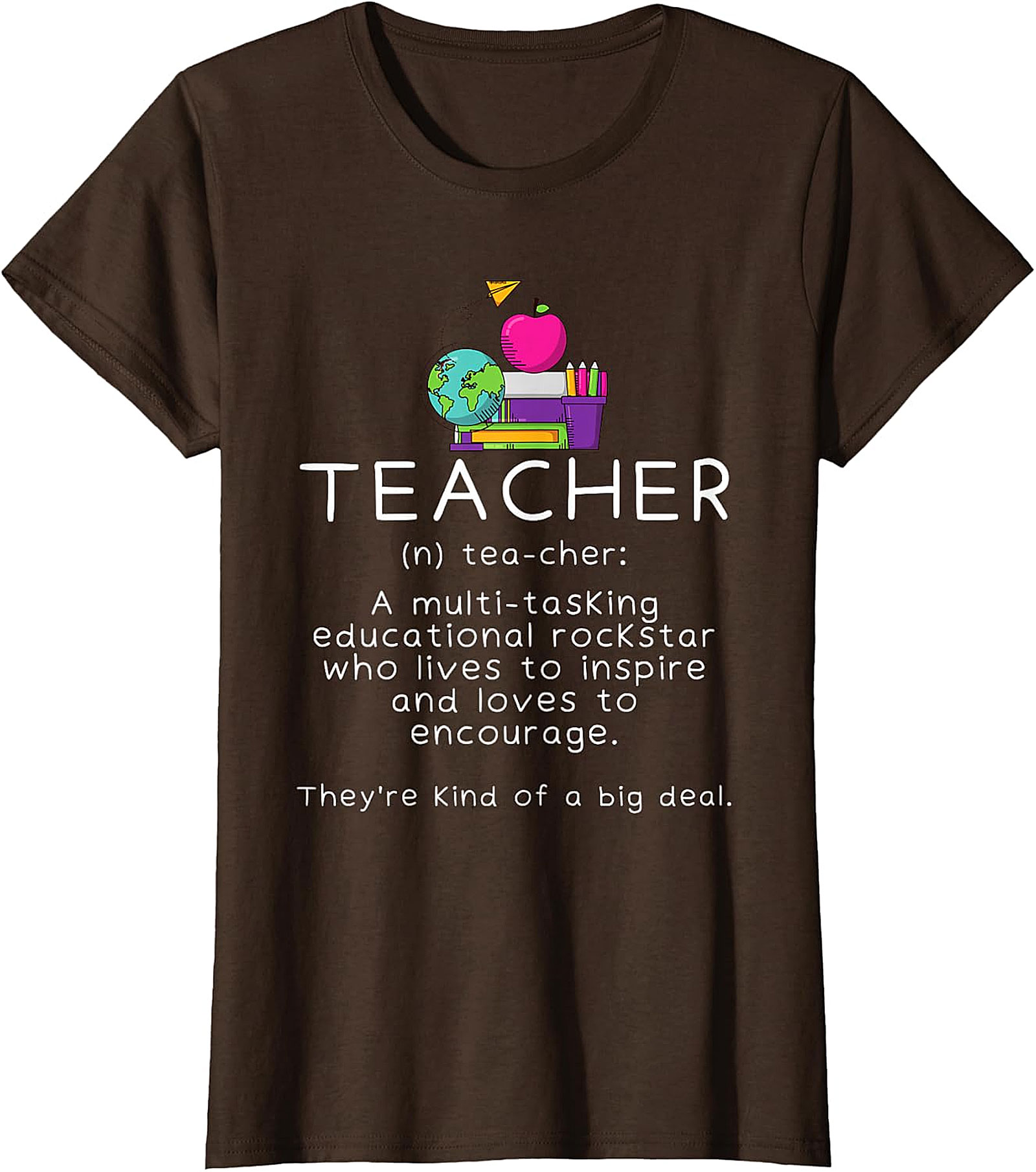 Teacher Definition Black T-Shirt | Educational Rockstar Tee