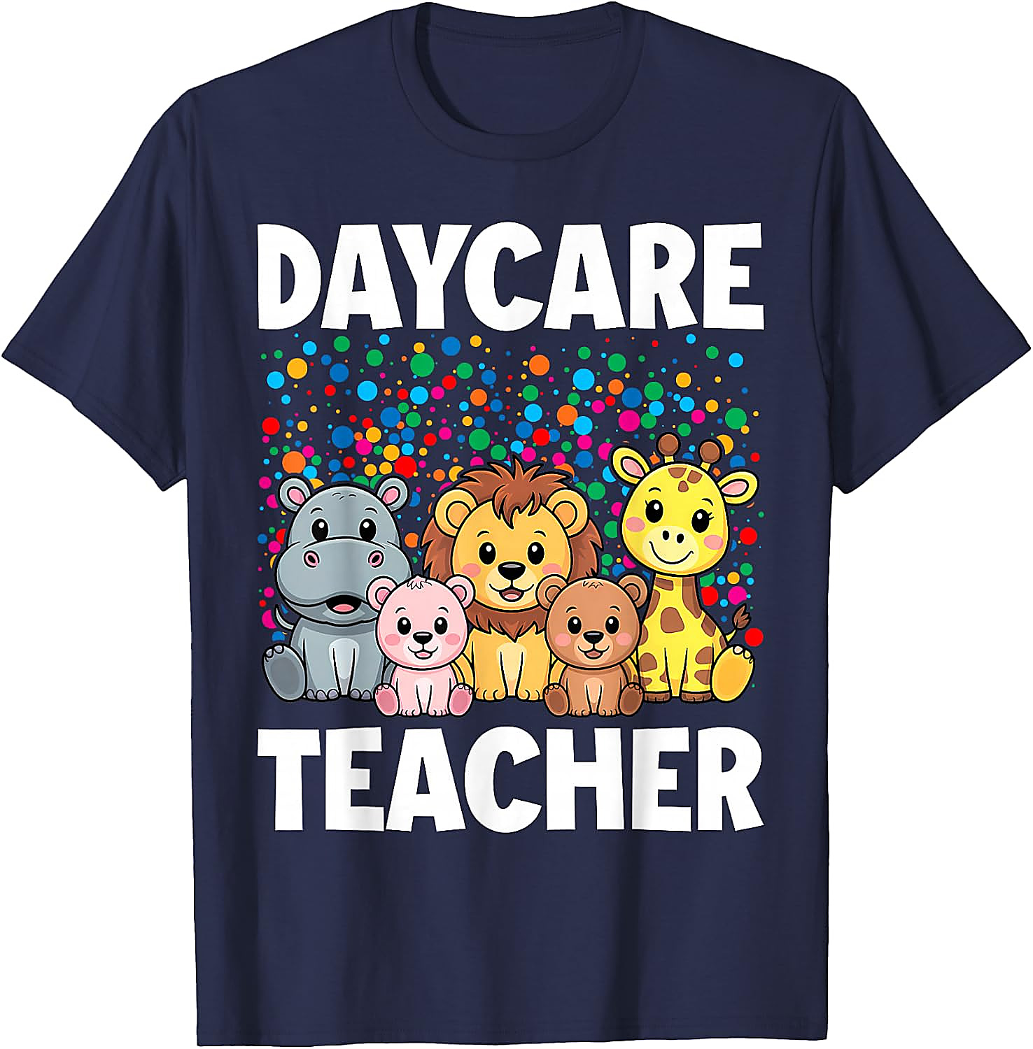 Daycare Teacher Animals T-Shirt | Cute Teacher Gift Tee