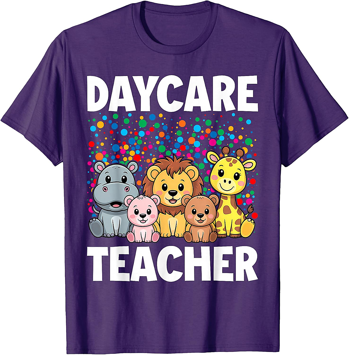 Daycare Teacher Animals T-Shirt | Cute Teacher Gift Tee
